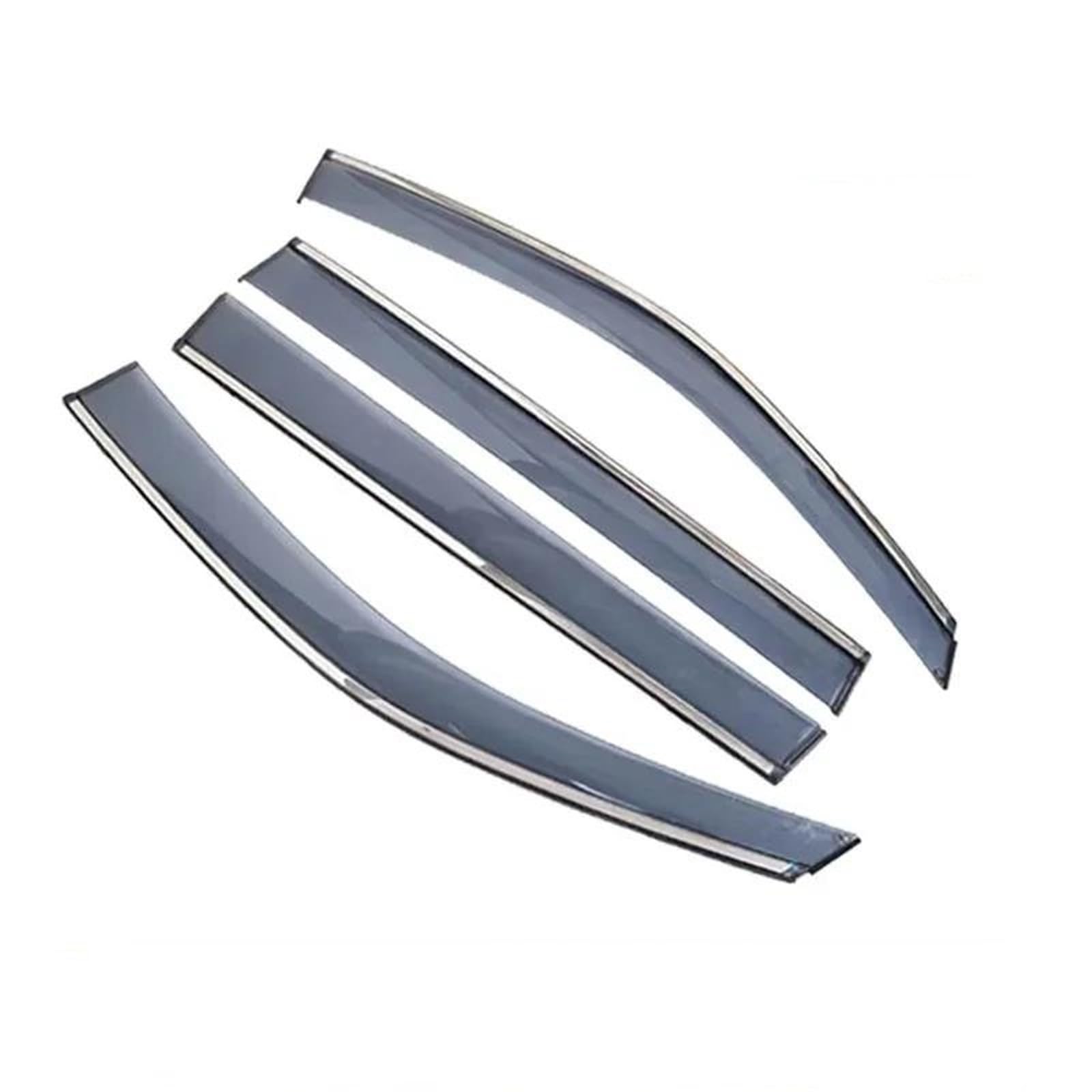 4PCS Auto Fenster Regen Visier Für Toyota Für Land Für Cruiser Für Prado 2010~2023 Markise Wachen Abdeckung Seitenfensterabweiser(Translucent) von DFOF G