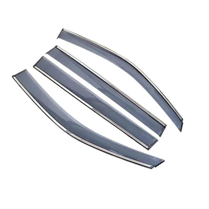 4PCS Auto Fenster Regen Visier Für Toyota Für Land Für Cruiser Für Prado 2010~2023 Markise Wachen Abdeckung Seitenfensterabweiser(Translucent) von DFOF G