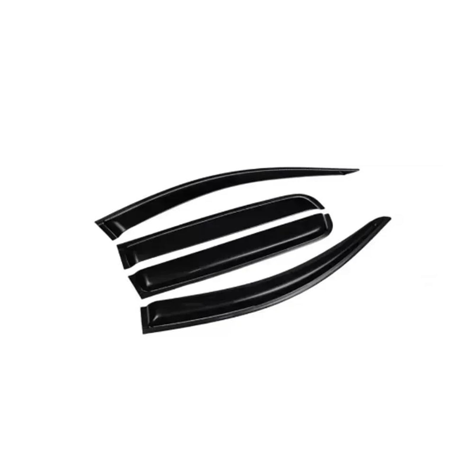 Auto Fenster Visier Für VW Für Sharan 7N 2010~2024 Regen Augenbraue Shelter Vent Markise Deflektor Schutz Abdeckung Seitenfensterabweiser(Schwarz) von DFOF G