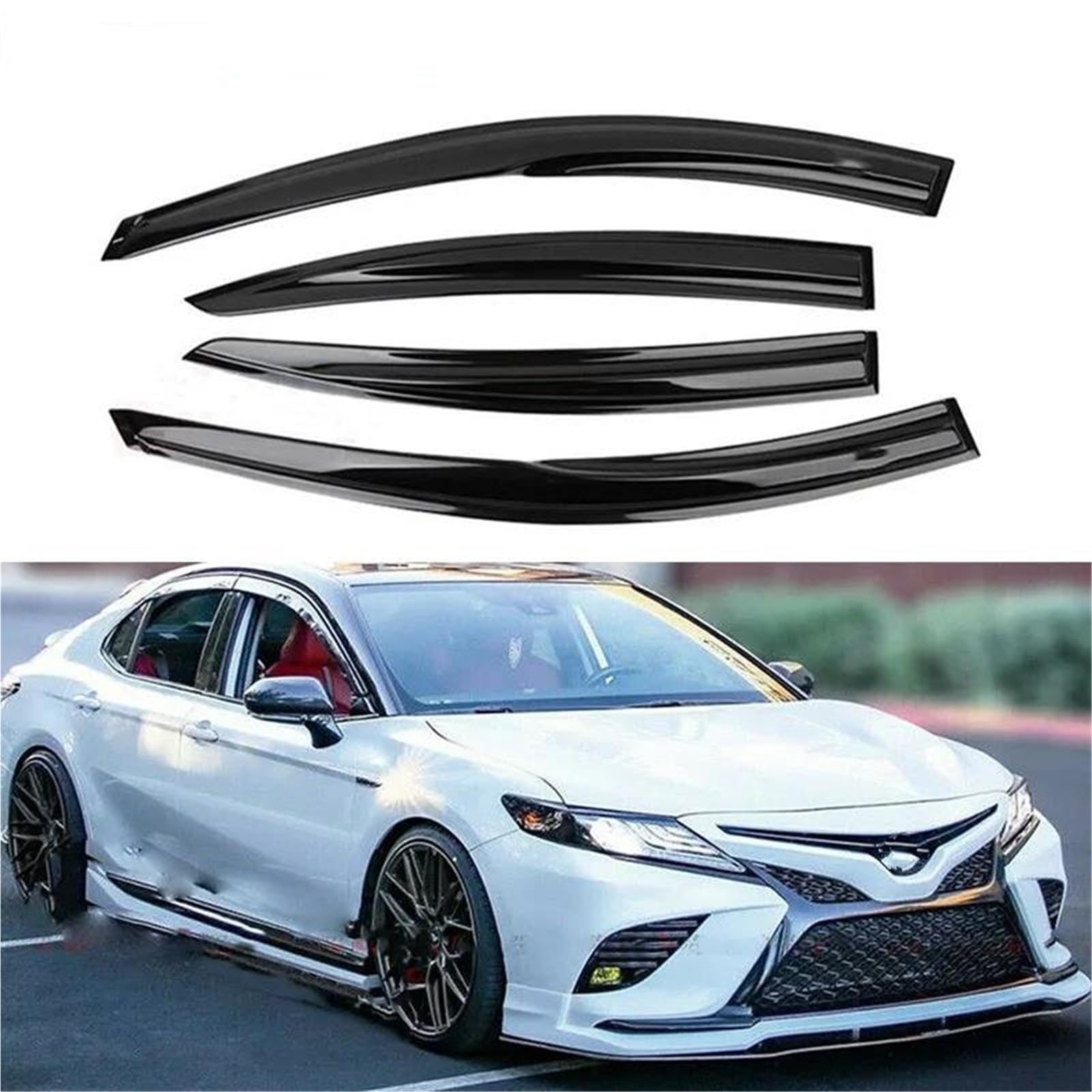 Auto Fenster Visier Sonnenschutz Ventshade Regenmantel Regen Kappe Für Toyota Für Camry 2018-2021 Regen Augenbraue Seitenfensterabweiser Auto Fenster Visier Sonnenschutz Ventshade Regenmantel Regen Kappe Für Toyota Für Camry 2018-2021 Regen Augenbraue Seitenfensterabweiser von DFOF G