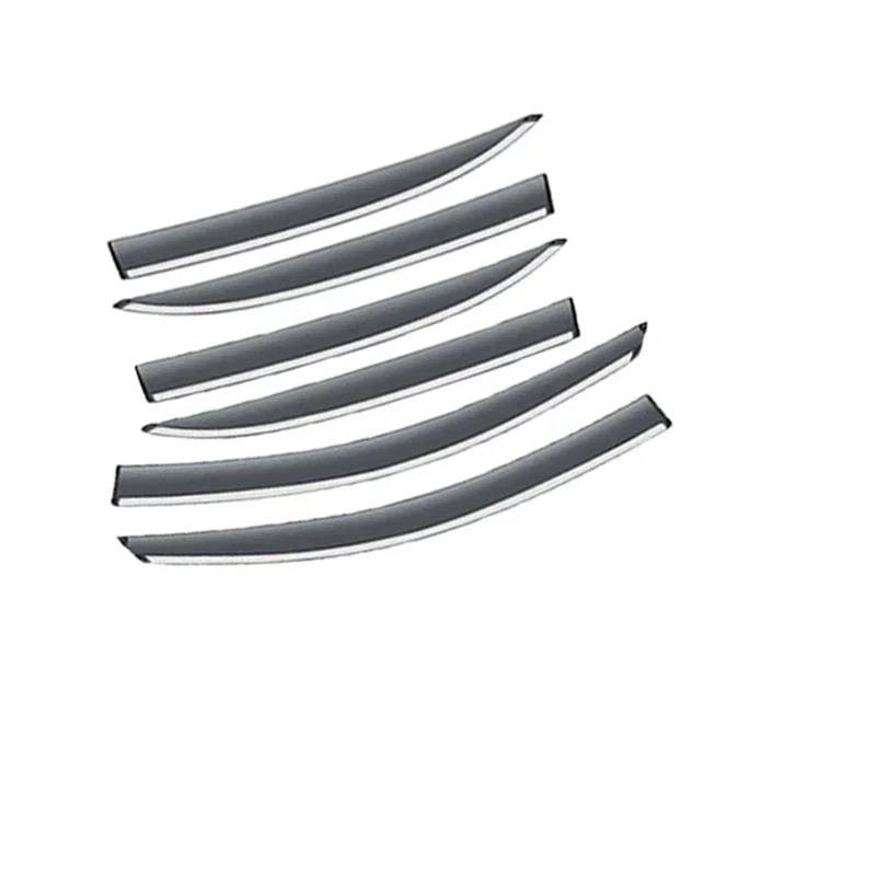Auto Fenster Visiere Für Benz Für GLA Für H247 2020~2024 wasserdichte Regen Unterstände Wind Regen Visiere Sonne Seitenfensterabweiser(6pcs) von DFOF G