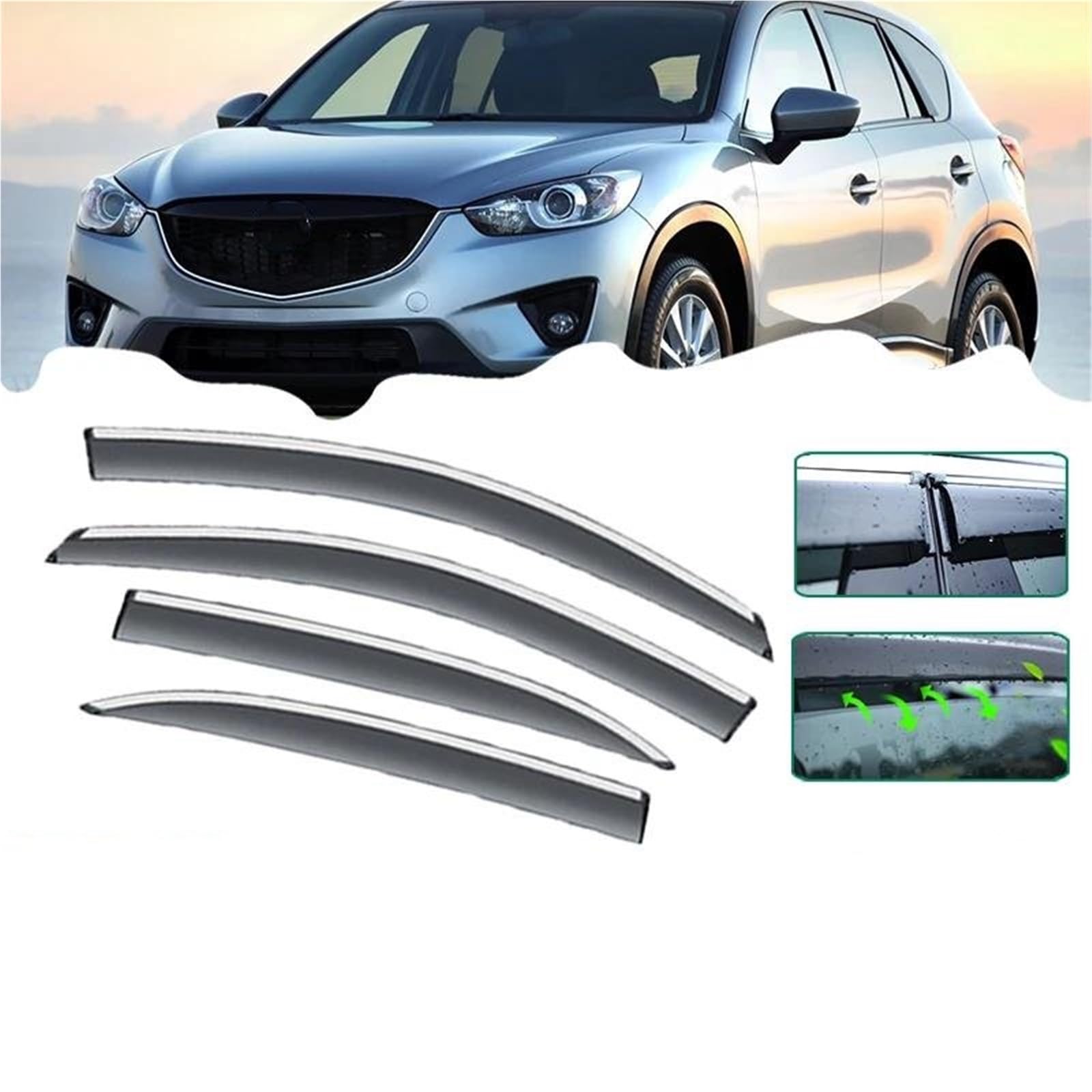 Auto Fenster Visiere Für Mazda Für CX-5 KE 2013~2017 Markisen Sonne Regen Rauch Shades Schutz Deflektor Windshie Seitenfensterabweiser Auto Fenster Visiere Für Mazda Für CX-5 KE 2013~2017 Markisen Sonne Regen Rauch Shades Schutz Deflektor Windshie Seitenfensterabweiser von DFOF G