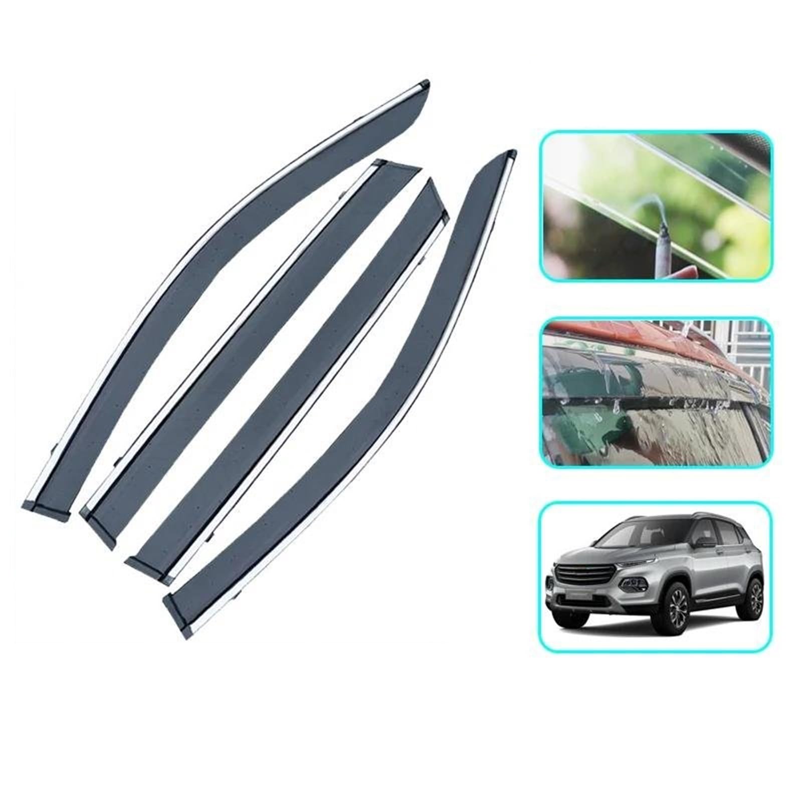 Auto Seite Fenster Visier Für Chevy Für Groove Für Baojun 510 2017~2021 Regen Sonnenschutz Abdeckung Deflektoren Seitenfensterabweiser Auto Seite Fenster Visier Für Chevy Für Groove Für Baojun 510 2017~2021 Regen Sonnenschutz Abdeckung Deflektoren Seitenfensterabweiser von DFOF G