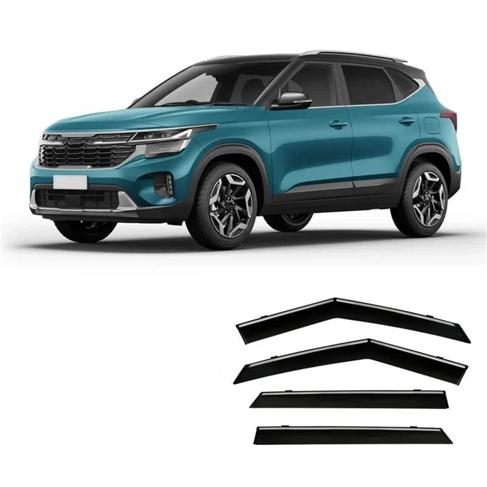 Fenster Visier Für KIA Für Seltos LWB MK1-SP2C 2023 2024 Wind Regen Schnee Auto Seite Visier Vent Abdeckung Seitenfensterabweiser Fenster Visier Für KIA Für Seltos LWB MK1-SP2C 2023 2024 Wind Regen Schnee Auto Seite Visier Vent Abdeckung Seitenfensterabweiser von DFOF G