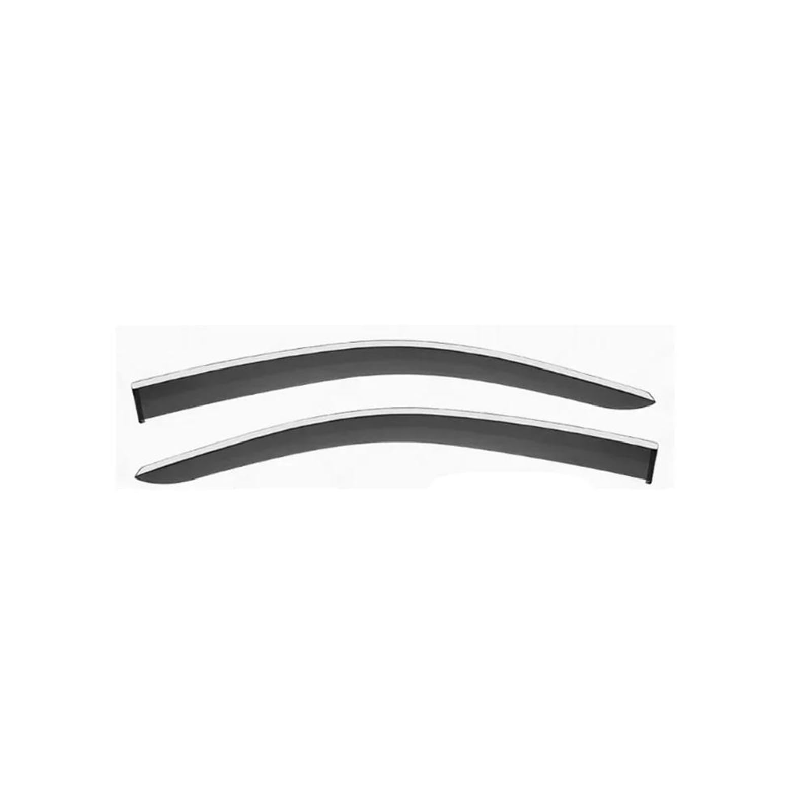 Fenstervisier Für VW Für Caddy Maxi Life 2K 2005–2020 Regenschutz Entlüftungsmarkise Rauchabweiser Seitenfensterabweiser(Transparent) von DFOF G
