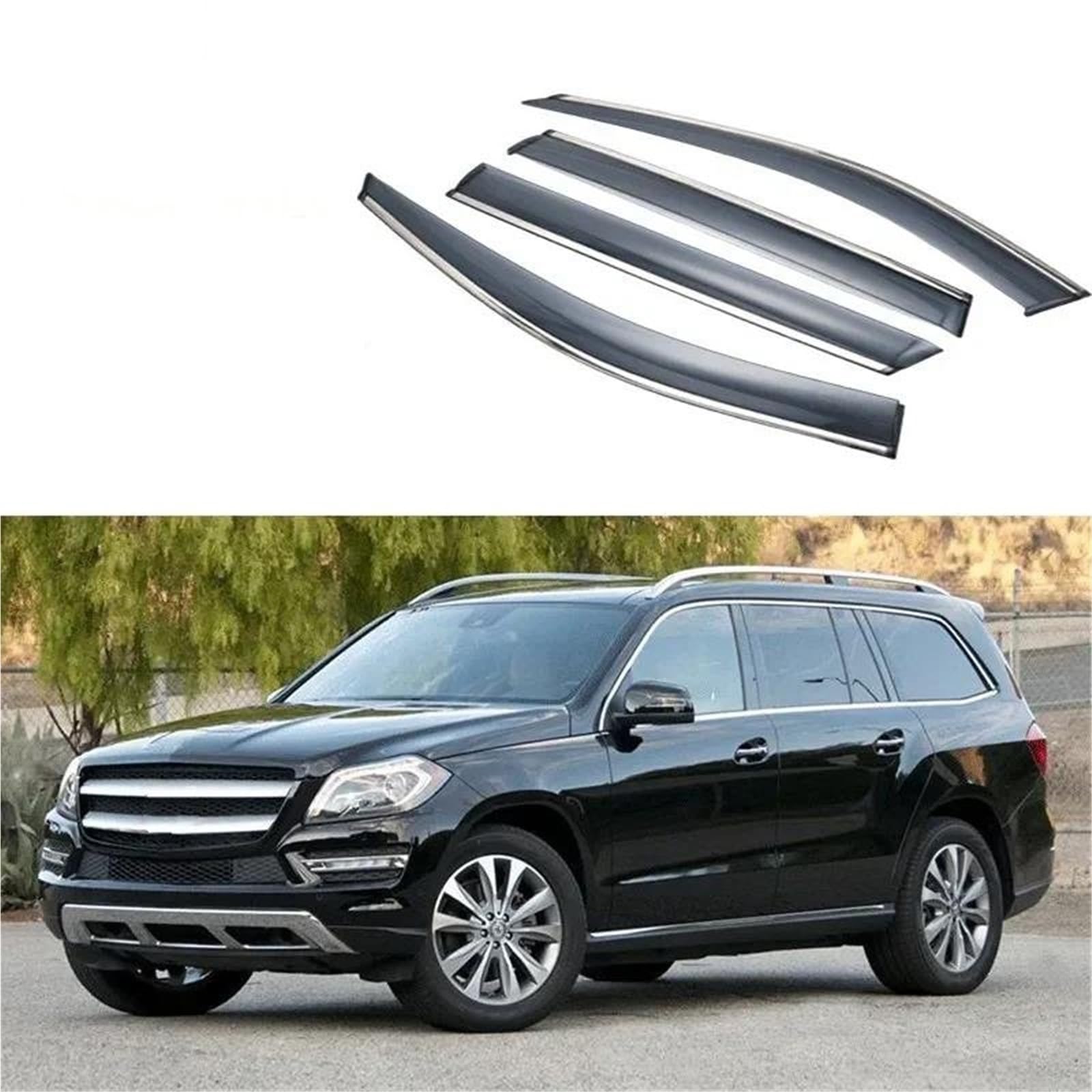 Für Benz Für GL KLASSE Für X166 Auto Fenster Windabweiser Windabweiser Sonnenschutz Regen Vent Visier Abdeckung Seitenfensterabweiser Für Benz Für GL KLASSE Für X166 Auto Fenster Windabweiser Windabweiser Sonnenschutz Regen Vent Visier Abdeckung Seitenfensterabweiser von DFOF G