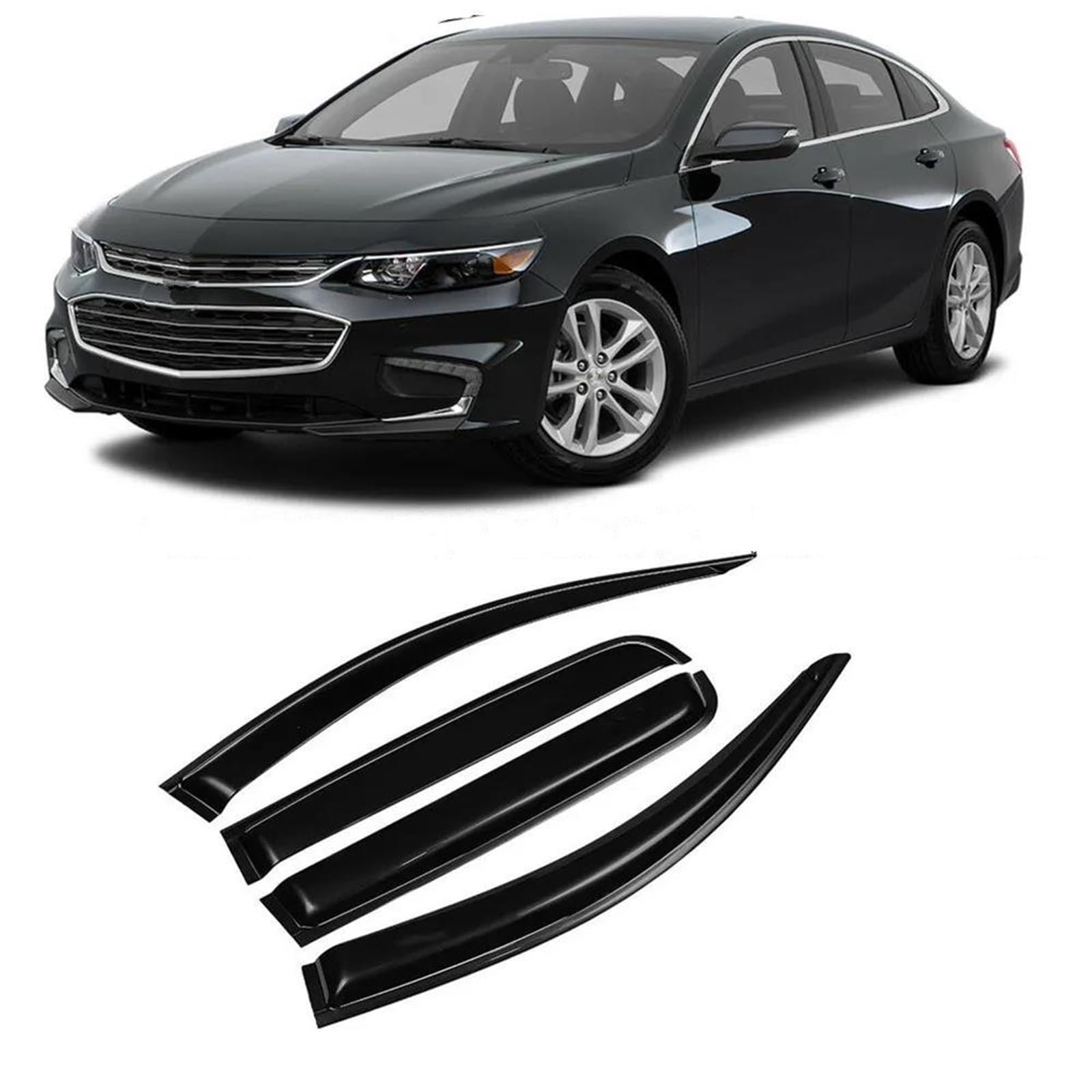 Für Chevy Für Malibu XL 2017-2019 Autos Fenster Visiere Regen Sonnenschutz Vent Windabweiser Form Trim Seitenfensterabweiser Für Chevy Für Malibu XL 2017-2019 Autos Fenster Visiere Regen Sonnenschutz Vent Windabweiser Form Trim Seitenfensterabweiser von DFOF G