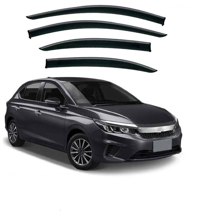 Für City Hatchback Für MK7 2020 Fenster Visier Regen ODER Sonnenschein Seitenfenster Visier Shades Ventvisor Seitenfensterabweiser von DFOF G