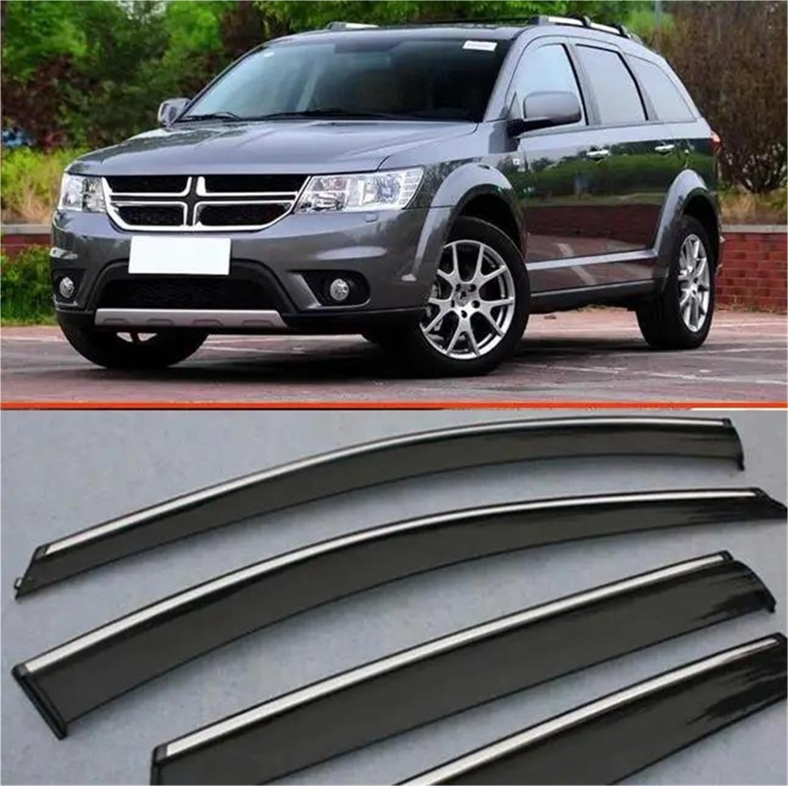 Für Dodge Für Journey 2013-2015 Fenster Windabweiser Visier Regen/Sonnenschutz Vent Auto Zubehör Aufkleber Seitenfensterabweiser Für Dodge Für Journey 2013-2015 Fenster Windabweiser Visier Regen/Sonnenschutz Vent Auto Zubehör Aufkleber Seitenfensterabweiser von DFOF G