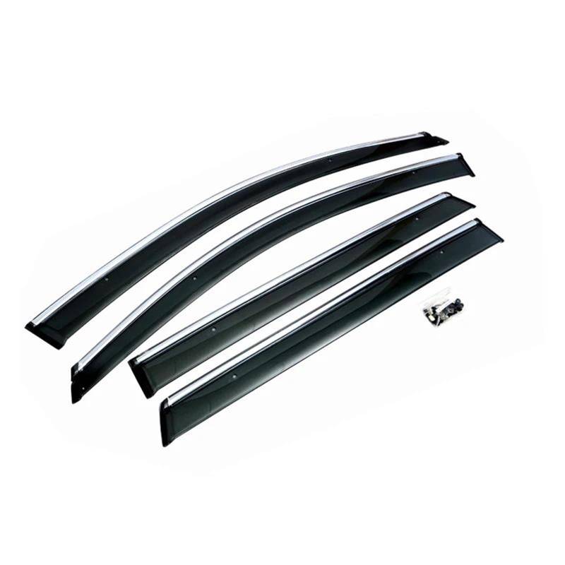 Für Dodge Für Journey JC Für FIAT Für Freemont 2009-2020 Fenster Visier Windabweiser Sonne Regen Schutz 4 Stücke Seitenfensterabweiser von DFOF G