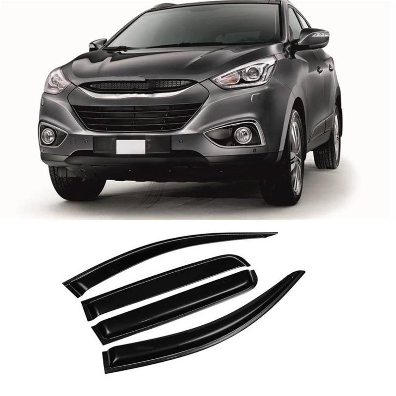 Für Hyundai Für IX35 2010-2015 Fenster Visier Wind Regen Sonnenschutz Deflektor Vent Shade Shelter Protector Seitenfensterabweiser von DFOF G
