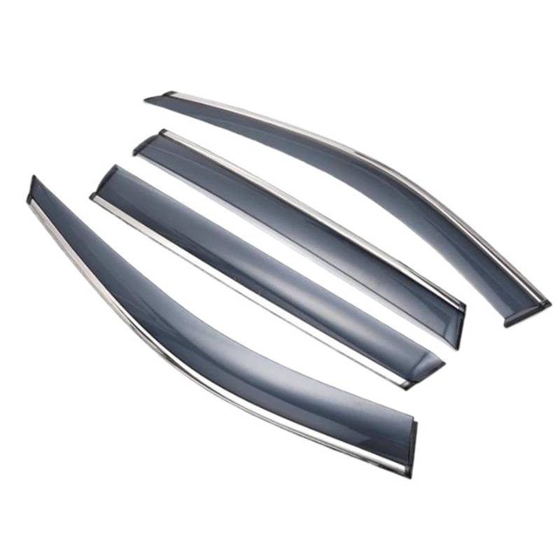 Für Jeep Für Grand Cherokee (WK2) 2011-2021 Auto Visor Vent Shades Fenster Sonne Regen Schutz Deflektor 4 Stücke Seitenfensterabweiser von DFOF G