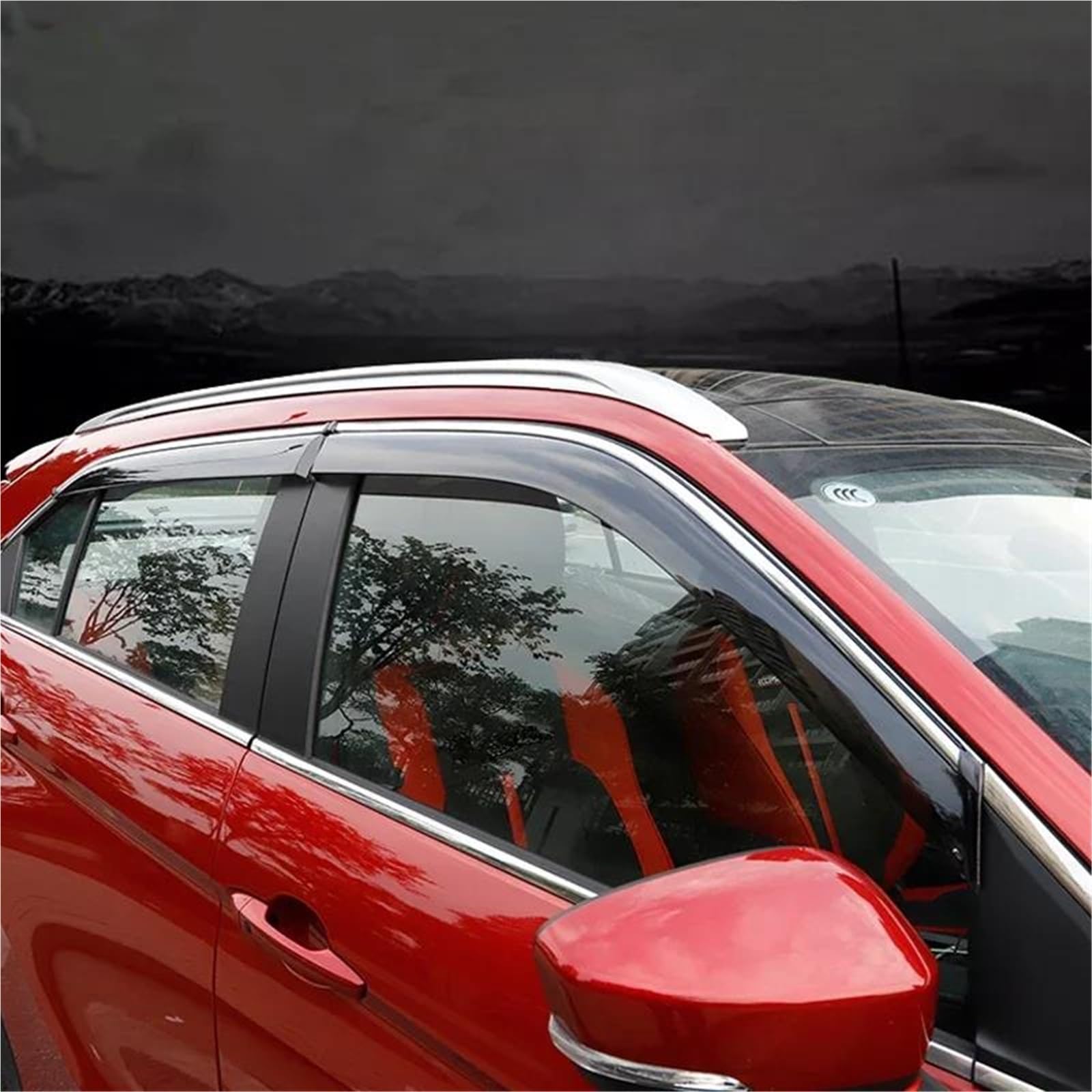 Für Mitsubishi Für Eclipse Für Cross 2017-2023 Auto Fenster Visor Vent Shade Regen Sonne Wind Wache Deflektoren Seitenfensterabweiser Für Mitsubishi Für Eclipse Für Cross 2017-2023 Auto Fenster Visor Vent Shade Regen Sonne Wind Wache Deflektoren Seitenfensterabweiser von DFOF G
