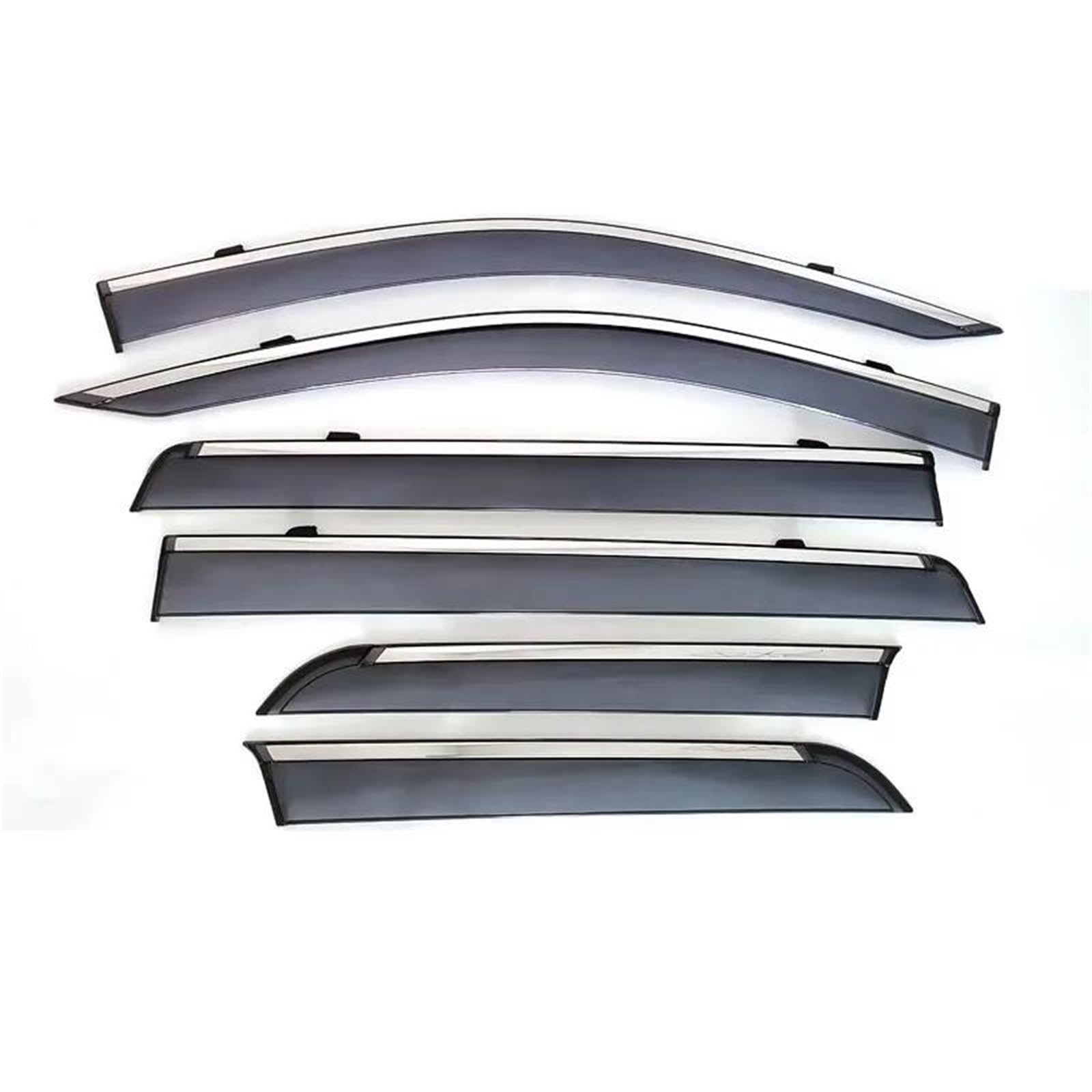 Für Nissan Für Paladin Für Terra 2023 2024 Tür Fenster Visier Regen Guards Wetter Schild Vent Deflektoren Seitenfensterabweiser(6pcs) von DFOF G