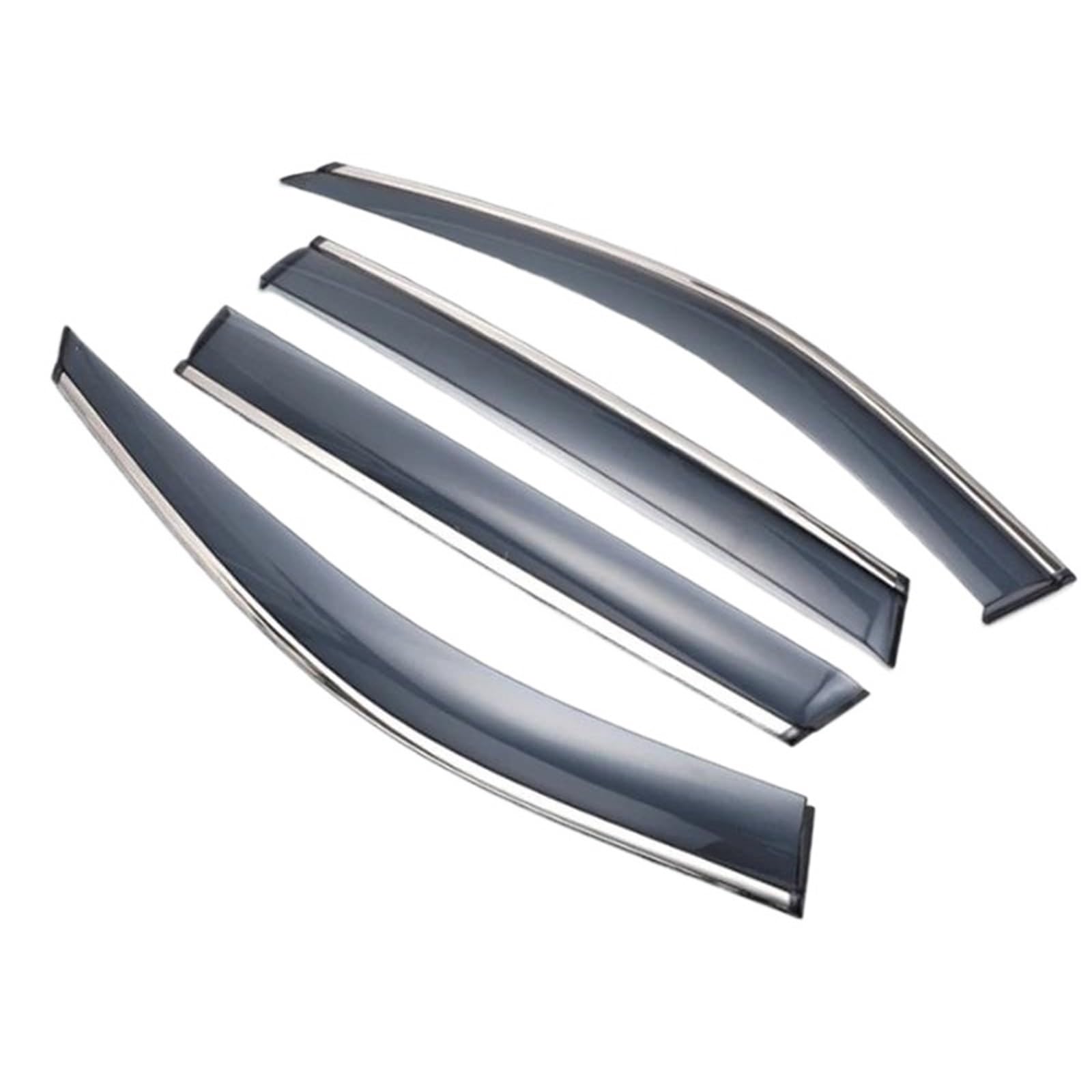 Für Nissan Für X-Trail Für Rogue (T33) 2021-2023 Außen Visor Vent Shades Fenster Sonne Regen Schutz 4 Stücke Seitenfensterabweiser von DFOF G