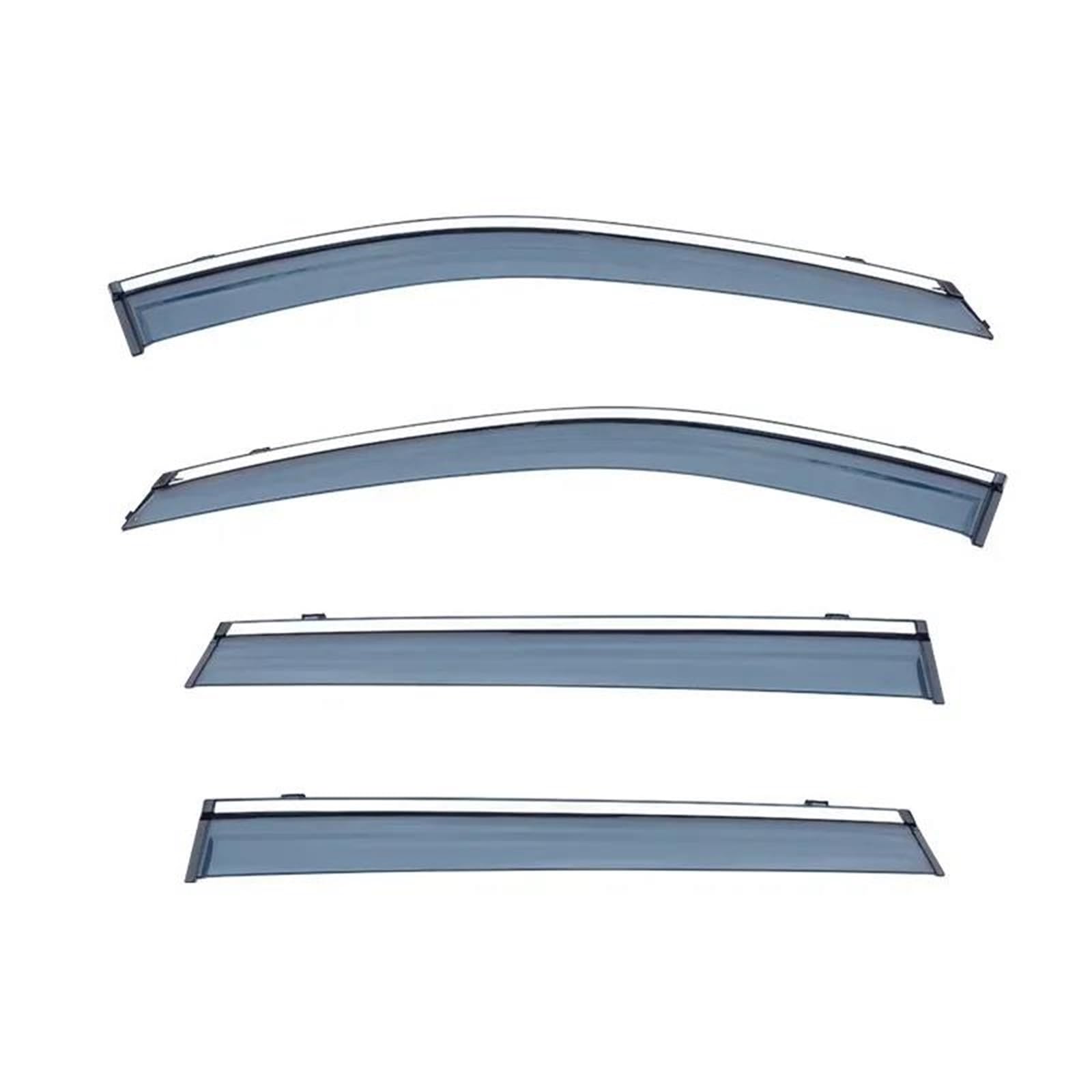 Für Nissan Für X-Trail T32 2014-2021 2022 Äußere Trim Chrom Fenster Visiere Weathershields Wind Regen Schutz Seitenfensterabweiser(2014-2021) von DFOF G