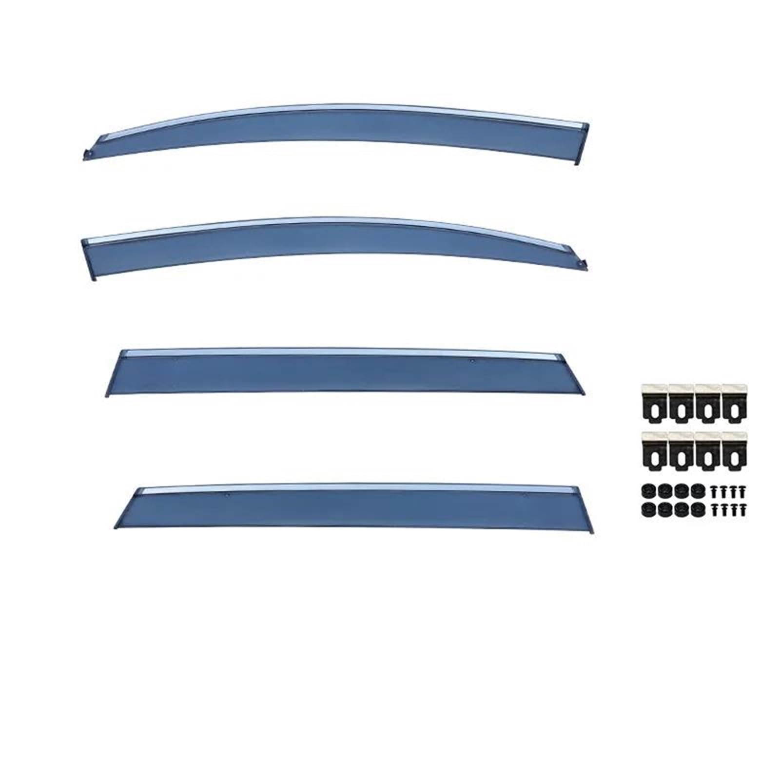 Für Odyssey Für RB1/2 2005-2008 Fenster Regen Wachen Fenster Visier Äußere Trim Chrom Auto Regen Schild Seitenfensterabweiser(Rostfreier Stahl) von DFOF G