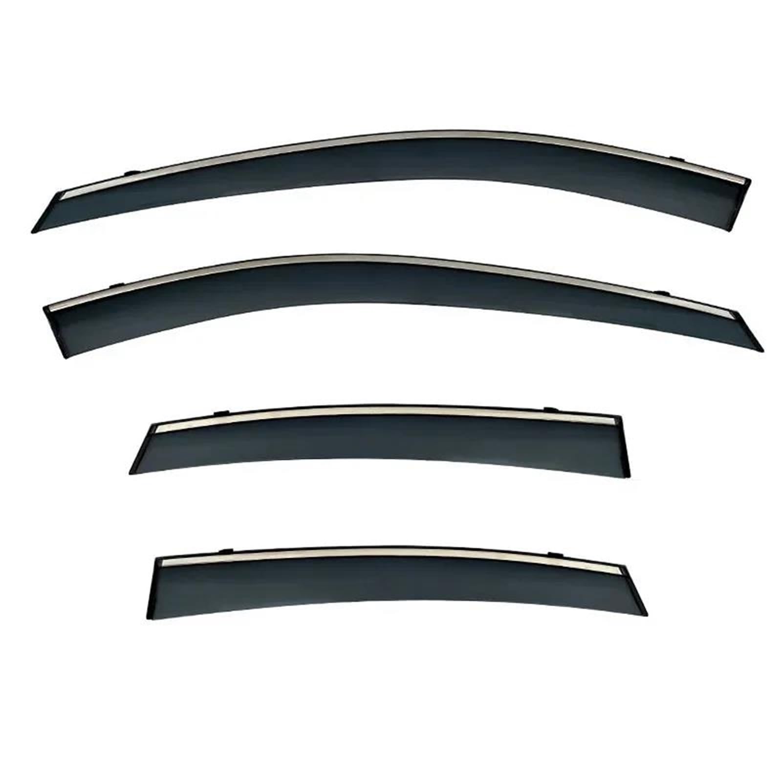 Für Subaru Für Impreza 2017-2022 Fenster Visier Äußere Trim Chrom Visiere Regen Schutz Tür Visor Vent Shades Seitenfensterabweiser von DFOF G