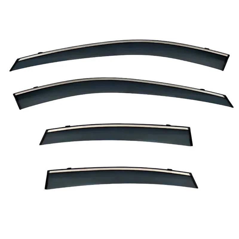 Für Subaru Für Impreza 2017-2022 Fenster Visier Äußere Trim Chrom Visiere Regen Schutz Tür Visor Vent Shades Seitenfensterabweiser von DFOF G