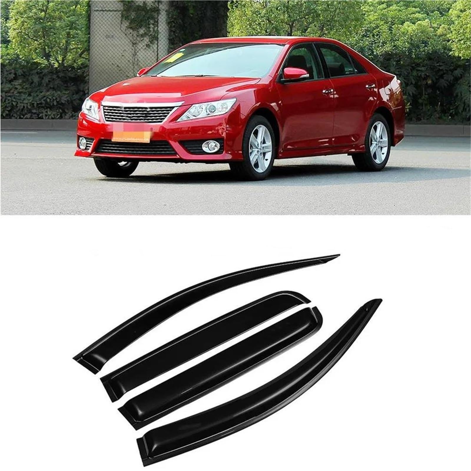 Für Toyota Für Camry 2012-2017 Limousine Fenster Visier Regen Sonne Rauch Schutz Schatten Markise Shelter Seitenfensterabweiser Für Toyota Für Camry 2012-2017 Limousine Fenster Visier Regen Sonne Rauch Schutz Schatten Markise Shelter Seitenfensterabweiser von DFOF G