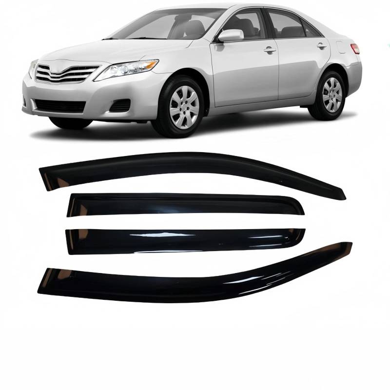 Für Toyota Für Camry Limousine 2007-2011 Seite Fenster Visier Sonne Regen Schutz Markisen Unterstände Klebstoff Seitenfensterabweiser von DFOF G
