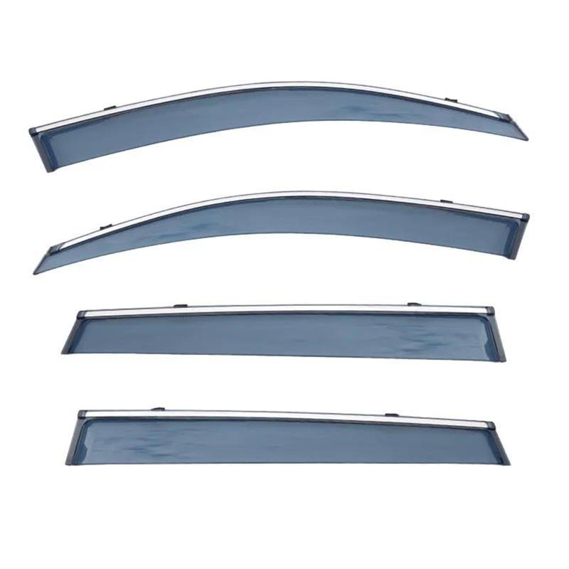 Für Toyota Für RAV4 2006-2012 Äußere Trim Chrom Windabweiser Visiere Regen Schutz Tür Visier Vent Shades Seitenfensterabweiser von DFOF G