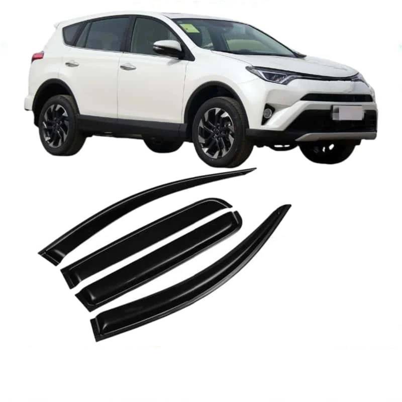 Für Toyota Für RAV4 2014-2019 Fenster Visier Seite Vent Regen Wache Shade Schild Shelter Abdeckung Markise Shelter Seitenfensterabweiser von DFOF G