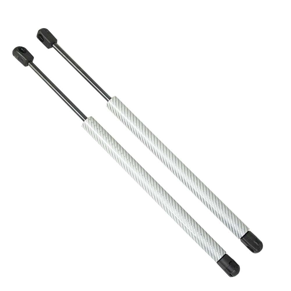 GasdruckdäMpfer Gasfeder Hubstütze Für Peugeot 5008 I (T8) 2009-2016 Für MPV Heckklappe Kofferraum Kohlefaser Gasfeder Stoßdämpfer Federbeine Dämpfer 58CM(Silber) von DFOF G