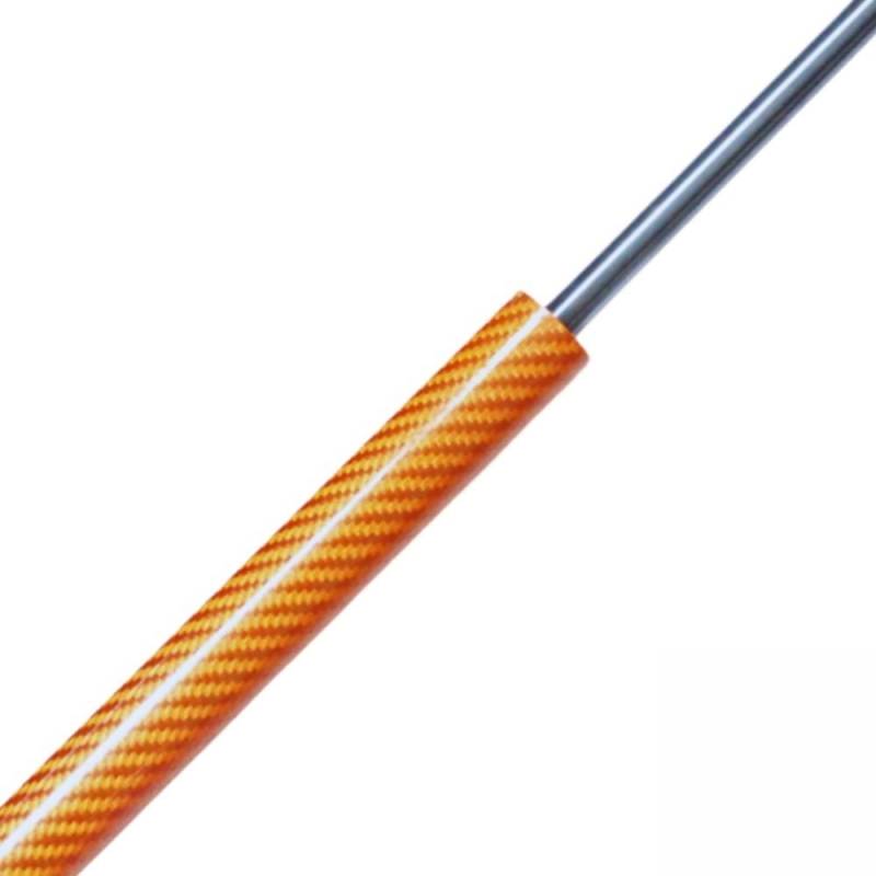 Motorhaubenlifte 9 Farben Kohlefaser Motorhaube Gasdruckfedern Federn Dämpfer Für VW Für Tiguan 5N 1st 2007–2018 268 Mm(Orange) von DFOF G