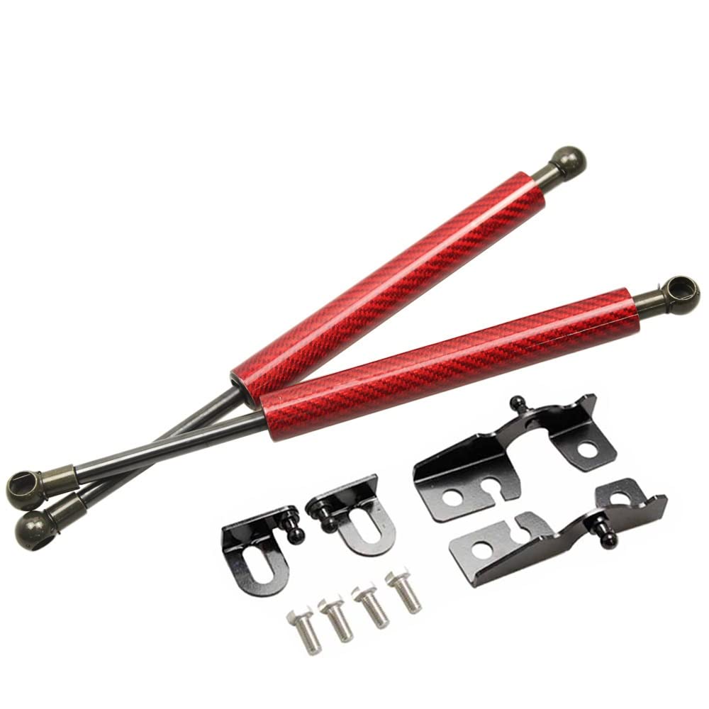 Motorhaubenlifte Für FIAT Für 124 Für Spider 2015-2019 Vordere Motorhaube Ändern Gas Streben Frühling Dämpfer Absorber(Rot) von DFOF G