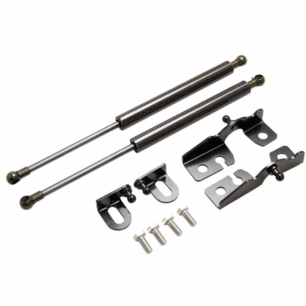 Motorhaubenlifte Für FIAT Für 124 Für Spider 2015-2019 Vordere Motorhaube Ändern Gas Streben Frühling Dämpfer Absorber(Schwarz) von DFOF G