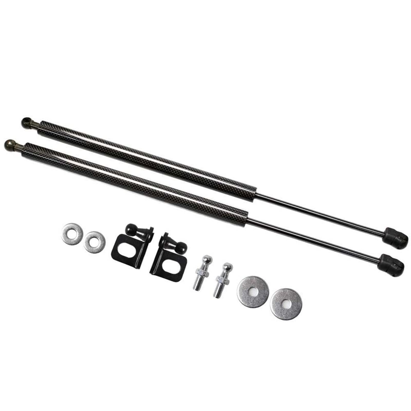 Motorhaubenlifte Für Lancia Für Delta 2008-2014 Für Chrysler Für Delta 2X Stoßdämpfer Vorne Haube Motorhaube Gasdruckfedern(Schwarz) von DFOF G