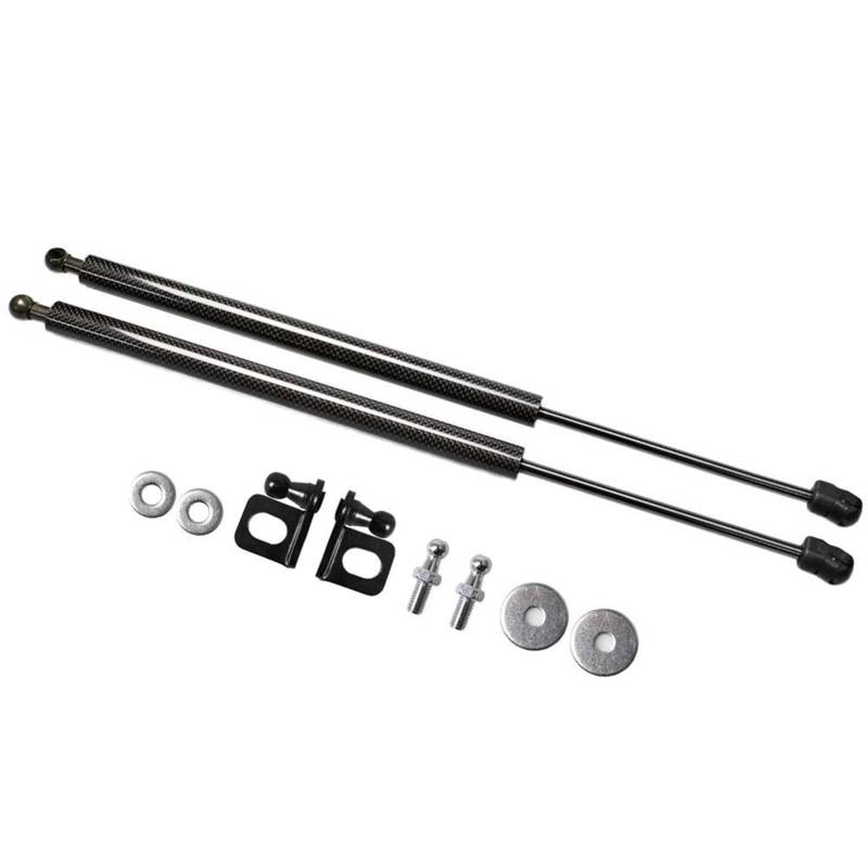Motorhaubenlifte Für Lancia Für Delta 2008-2014 Für Chrysler Für Delta 2X Stoßdämpfer Vorne Haube Motorhaube Gasdruckfedern(Schwarz) von DFOF G