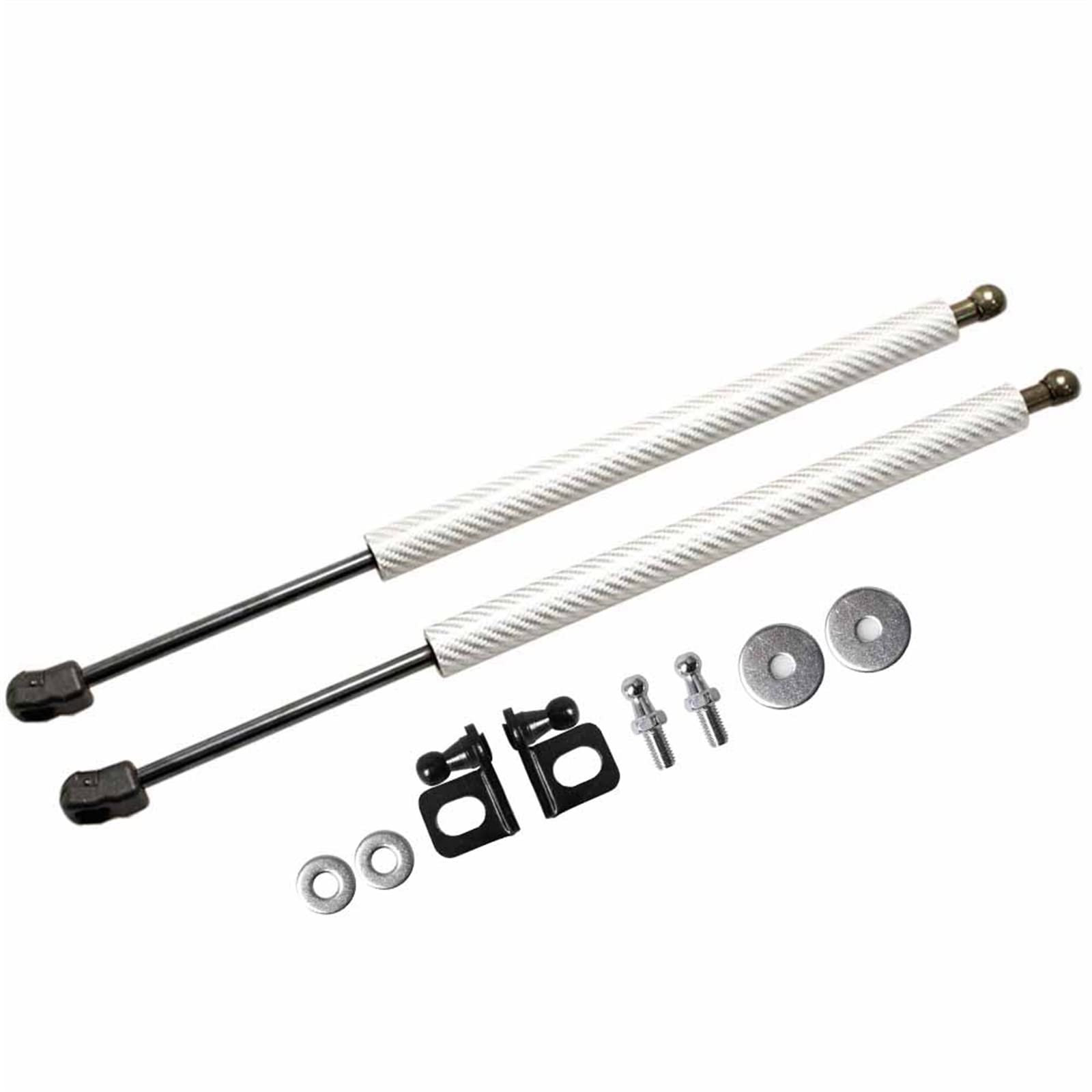 Motorhaubenlifte Für Lancia Für Delta 2008-2014 Für Chrysler Für Delta 2X Stoßdämpfer Vorne Haube Motorhaube Gasdruckfedern(Silber) von DFOF G