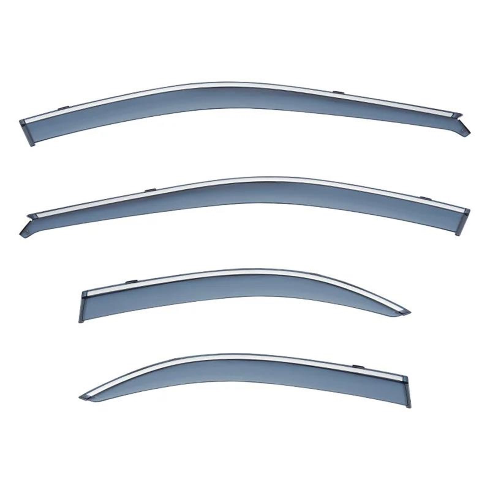 Türvisier Für Mazda 6 GG1 1. 2006–2022 Autofenster Lüftungsöffnung Windabweiser Visiere Regenschutz Seitenfensterabweiser(PS Plating) von DFOF G