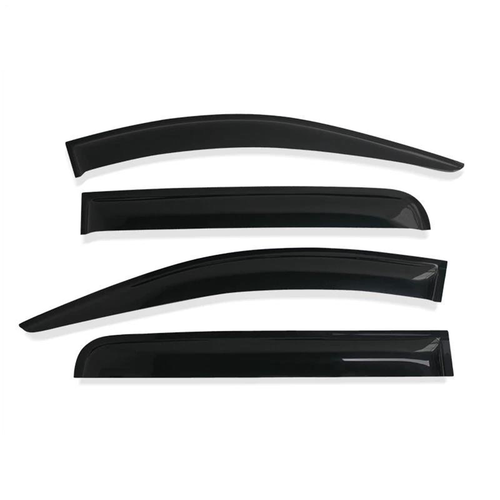 Türvisier Für Mitsubishi Für Triton MQ MR L200 2015–2022 Seitenfensterabweiser Sonnenschutz Regenschutz Seitenfensterabweiser(Schwarz) von DFOF G