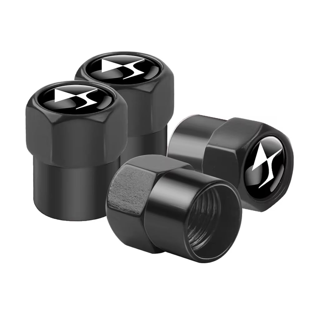 4 STK Reifenventilkappen für Citroen C4 C3 C5 C1 C-Eiysee Saxo C2 DS7 DS6 C8 Zubehör, Alu Ventilabdeckung Korrosionsbeständig Auto Luftdichte Dichtung Staubschutz Kappen,A-Black 4 STK Reifenventilkappen für Citroen C4 C3 C5 C1 C-Eiysee Saxo C2 DS7 DS6 C8 Zubehör, Alu Ventilabdeckung Korrosionsbeständig Auto Luftdichte Dichtung Staubschutz Kappen,A-Black von DGHJJ