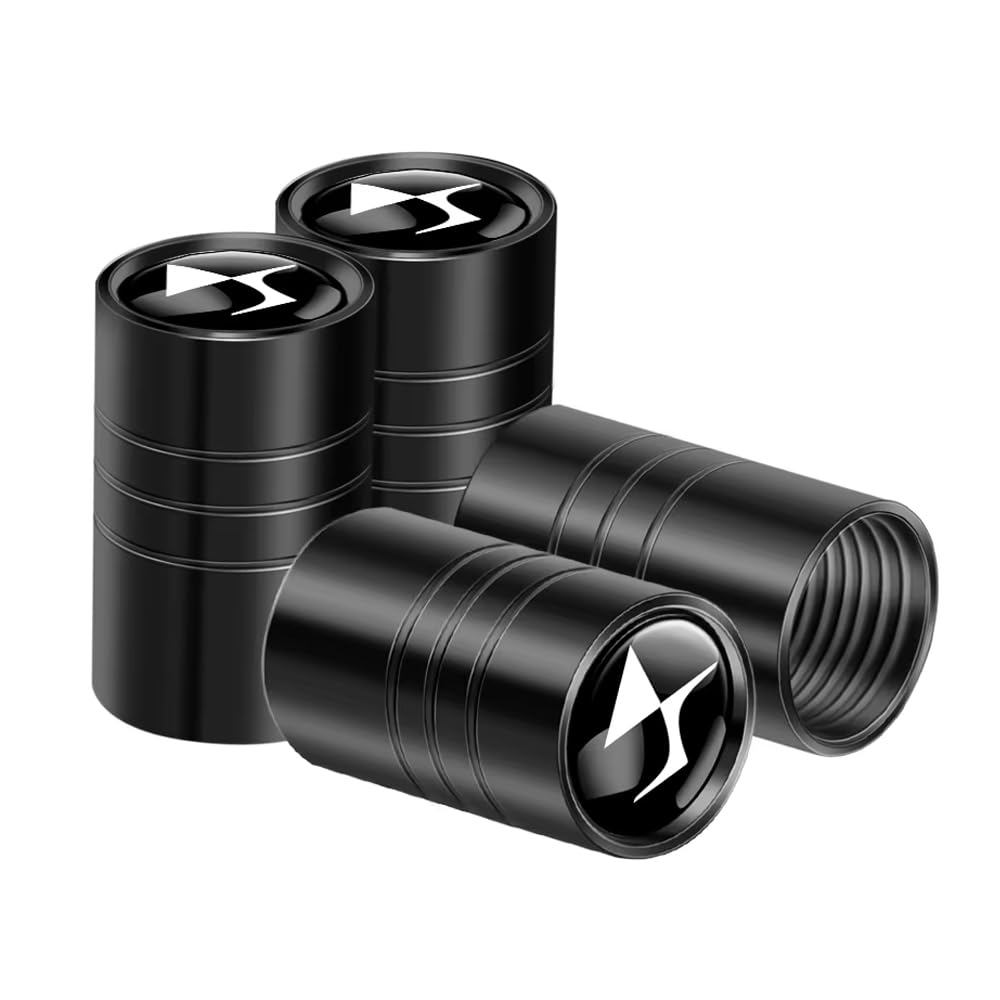 4 STK Reifenventilkappen für Citroen C4 C3 C5 C1 C-Eiysee Saxo C2 DS7 DS6 C8 Zubehör, Alu Ventilabdeckung Korrosionsbeständig Auto Luftdichte Dichtung Staubschutz Kappen,B-Black 4 STK Reifenventilkappen für Citroen C4 C3 C5 C1 C-Eiysee Saxo C2 DS7 DS6 C8 Zubehör, Alu Ventilabdeckung Korrosionsbeständig Auto Luftdichte Dichtung Staubschutz Kappen,B-Black von DGHJJ