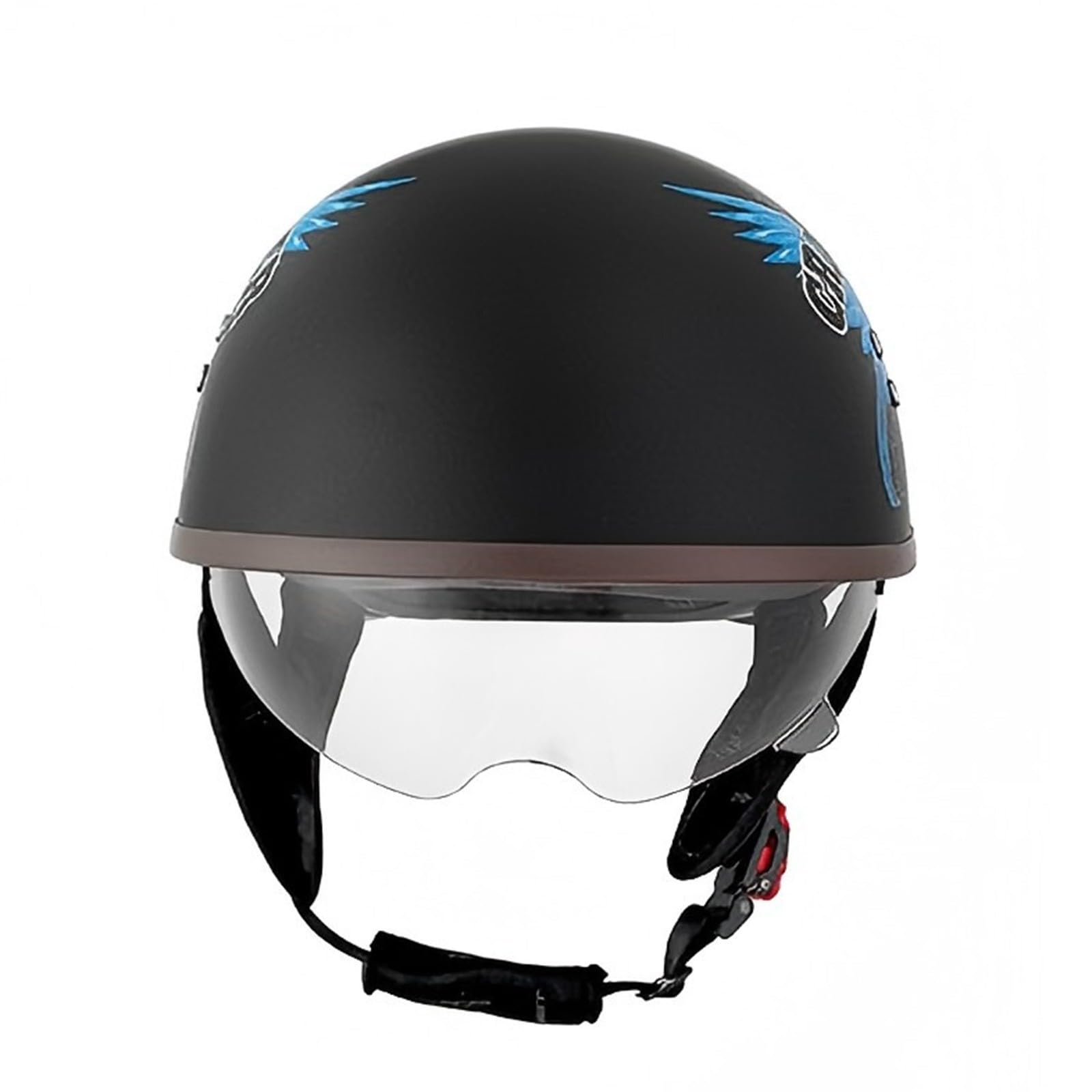 Motorrad-Halbhelm,Moped-Straßenhelm Für Erwachsene,Jethelme,Verstecktes Endoskop,Retro-Jethelm Für Erwachsene,Männer Und Frauen D,XL Motorrad-Halbhelm,Moped-Straßenhelm Für Erwachsene,Jethelme,Verstecktes Endoskop,Retro-Jethelm Für Erwachsene,Männer Und Frauen D,XL von DGHKB