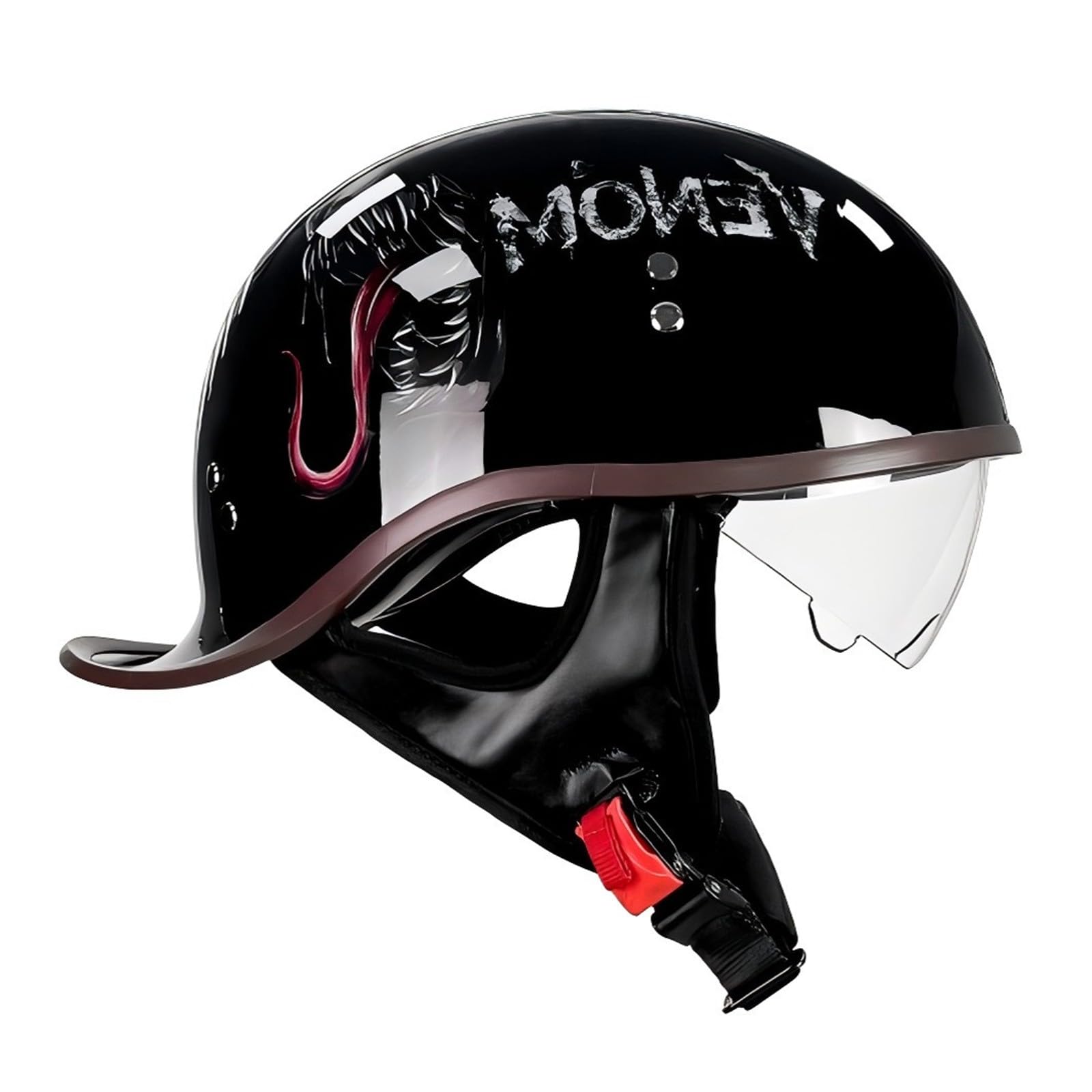 Motorradhelme,Halbhelme,Vintage-Motorradhelm,Elektro Fahrradhelm,Vier Jahreszeiten,Für Erwachsene Männer Frauen M,L,XL D,L Motorradhelme,Halbhelme,Vintage-Motorradhelm,Elektro Fahrradhelm,Vier Jahreszeiten,Für Erwachsene Männer Frauen M,L,XL D,L von DGHKB