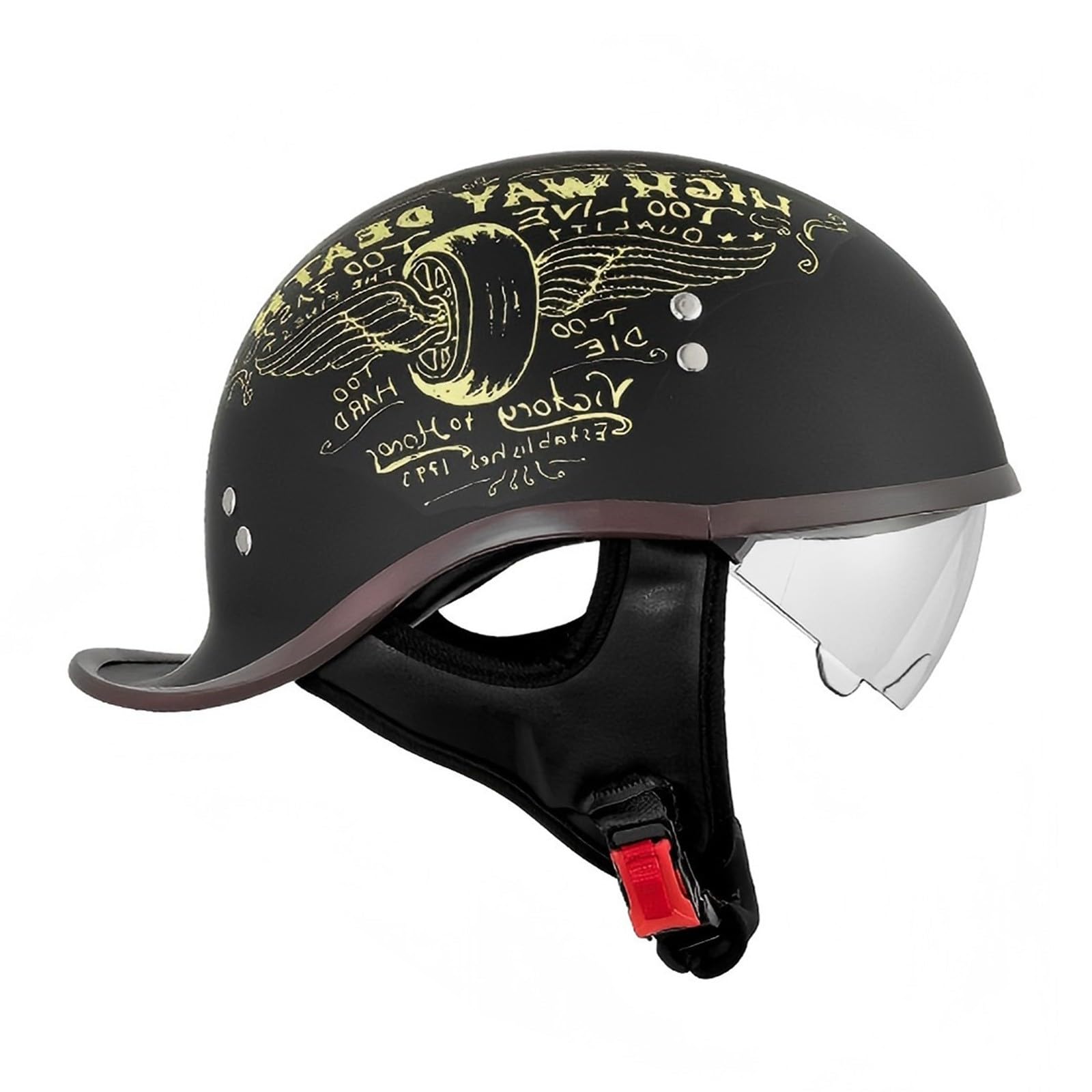 Motorradhelme,Halbhelme,Vintage-Motorradhelm,Elektro Fahrradhelm,Vier Jahreszeiten,Für Erwachsene Männer Frauen M,L,XL E,L Motorradhelme,Halbhelme,Vintage-Motorradhelm,Elektro Fahrradhelm,Vier Jahreszeiten,Für Erwachsene Männer Frauen M,L,XL E,L von DGHKB