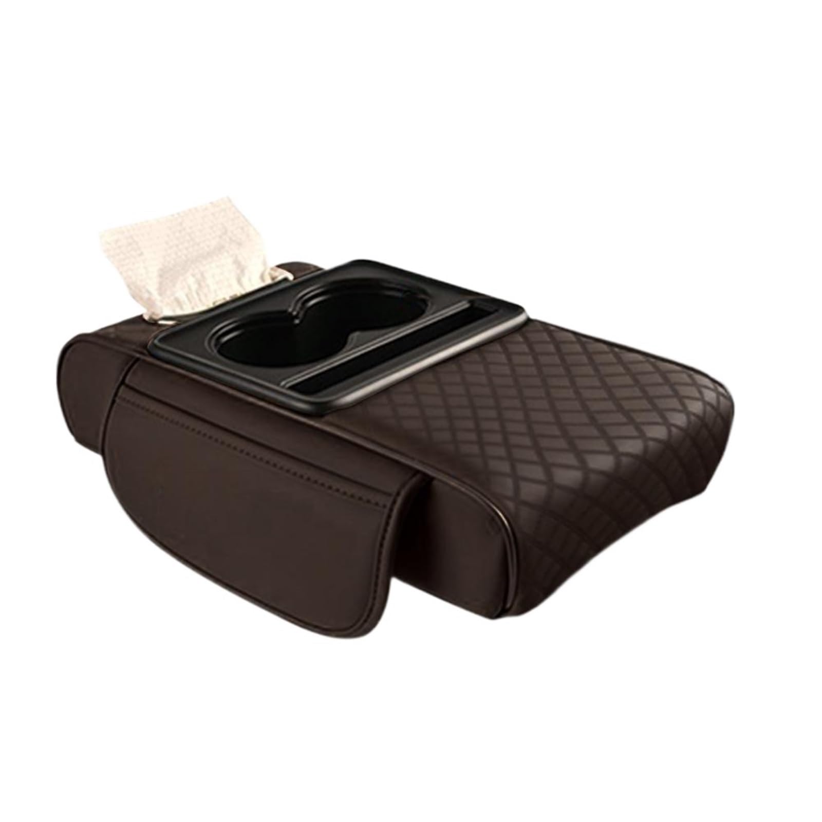 Armlehne Box Armlehnenkissen für die Mittelkonsole im Auto, dickes Armlehnenpolster, seitliches Verlängerungskissen mit Getränkehalter, Taschentuchbox, Organizer-Tasche MittelArmlehnen(Coffee Brown) Armlehne Box Armlehnenkissen für die Mittelkonsole im Auto, dickes Armlehnenpolster, seitliches Verlängerungskissen mit Getränkehalter, Taschentuchbox, Organizer-Tasche MittelArmlehnen(Coffee Brown) von DGOINGPI