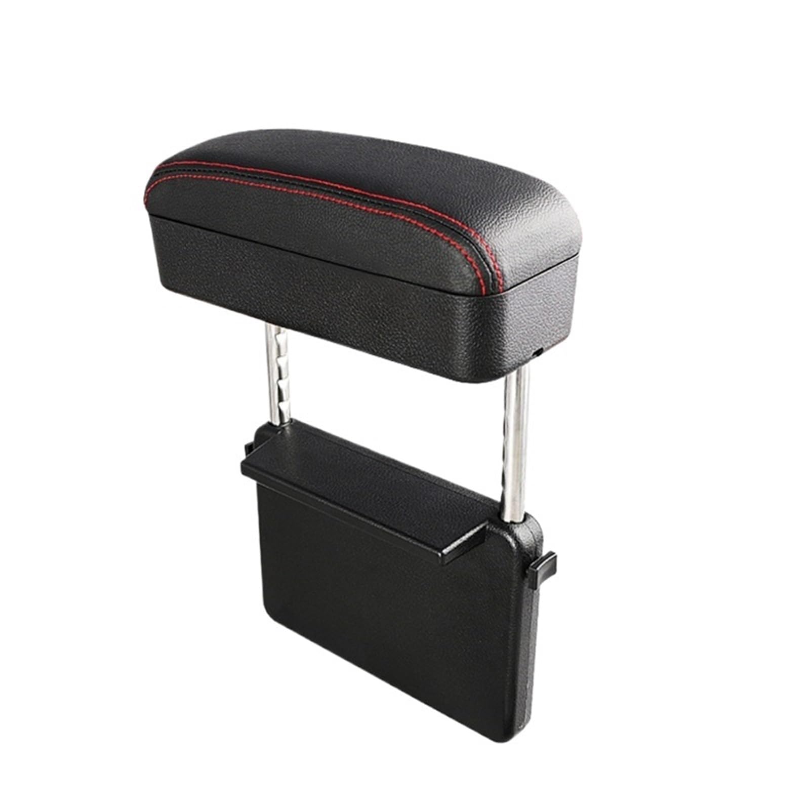 Armlehne Box Armlehnenstütze, Ellenbogenauflage, Armlehnenverlängerung Mit Konsolen-Aufbewahrungsorganisator, Höhenverstellbar, Armlehnenbox, Zubehör MittelArmlehnen(Red 1pc) von DGOINGPI