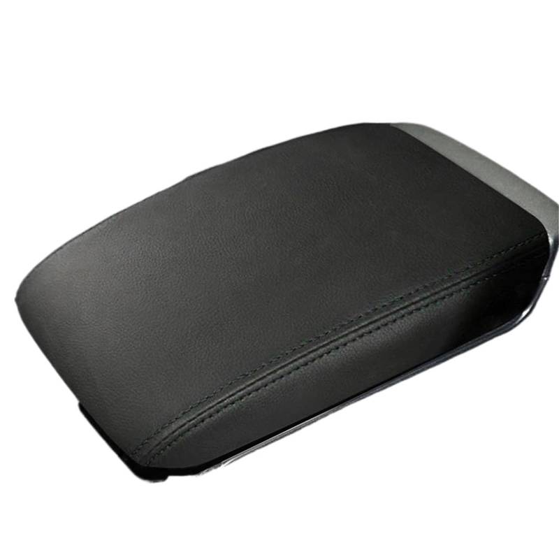 Armlehne Box Auto-Armlehnenbox, Mittelkonsolendeckel, Armlehnenabdeckung, Innenausstattung, passend für VW Volkswagen Golf 6 MK6 2009–2012 MittelArmlehnen(Black Black line) von DGOINGPI