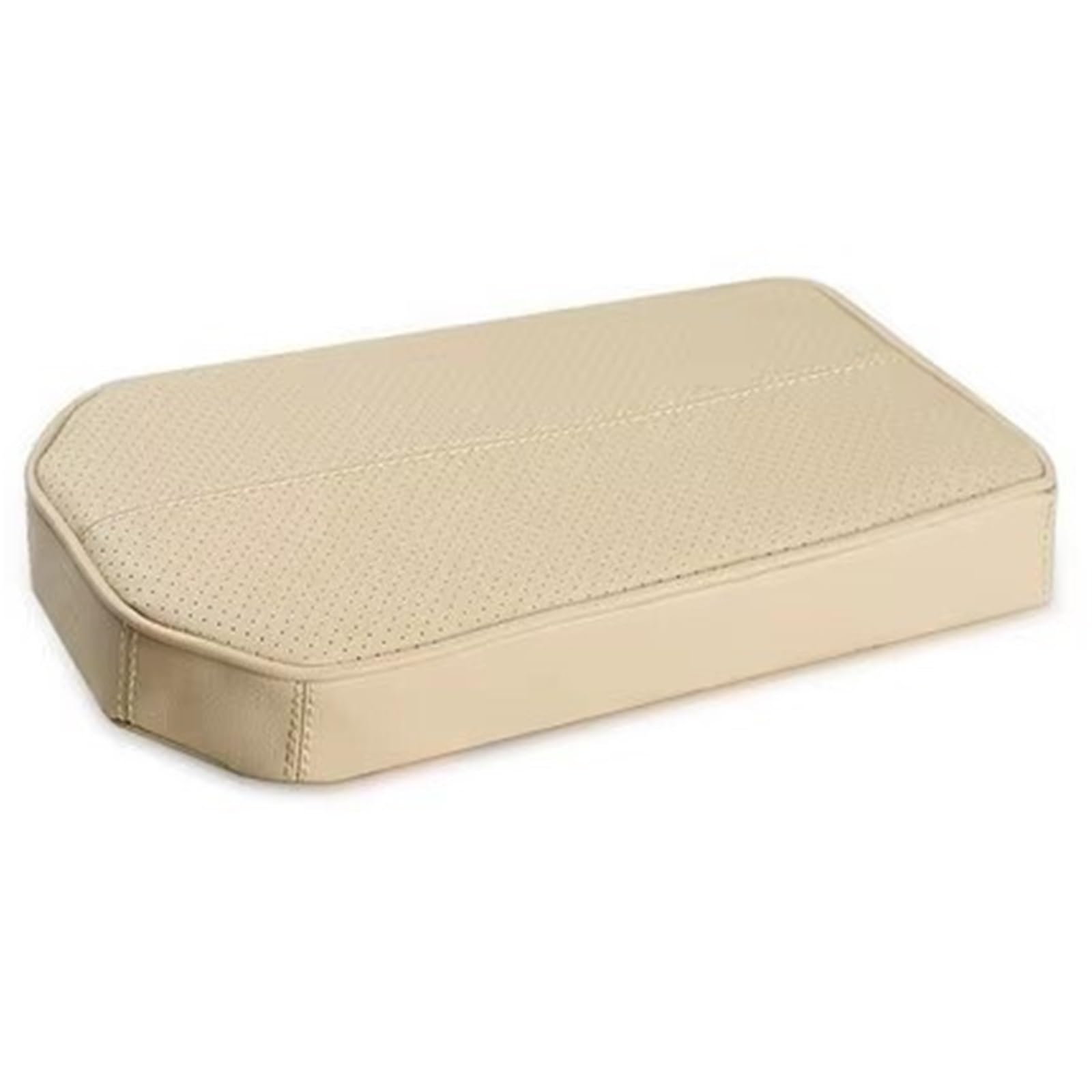 Armlehne Box Leder-Armlehnenkissen für die Mittelkonsole, Auto, universeller Armlehnenbezug, Memory-Schaum, Auto-Armlehnenpolster, Unterstützungszubehör MittelArmlehnen(Beige) von DGOINGPI