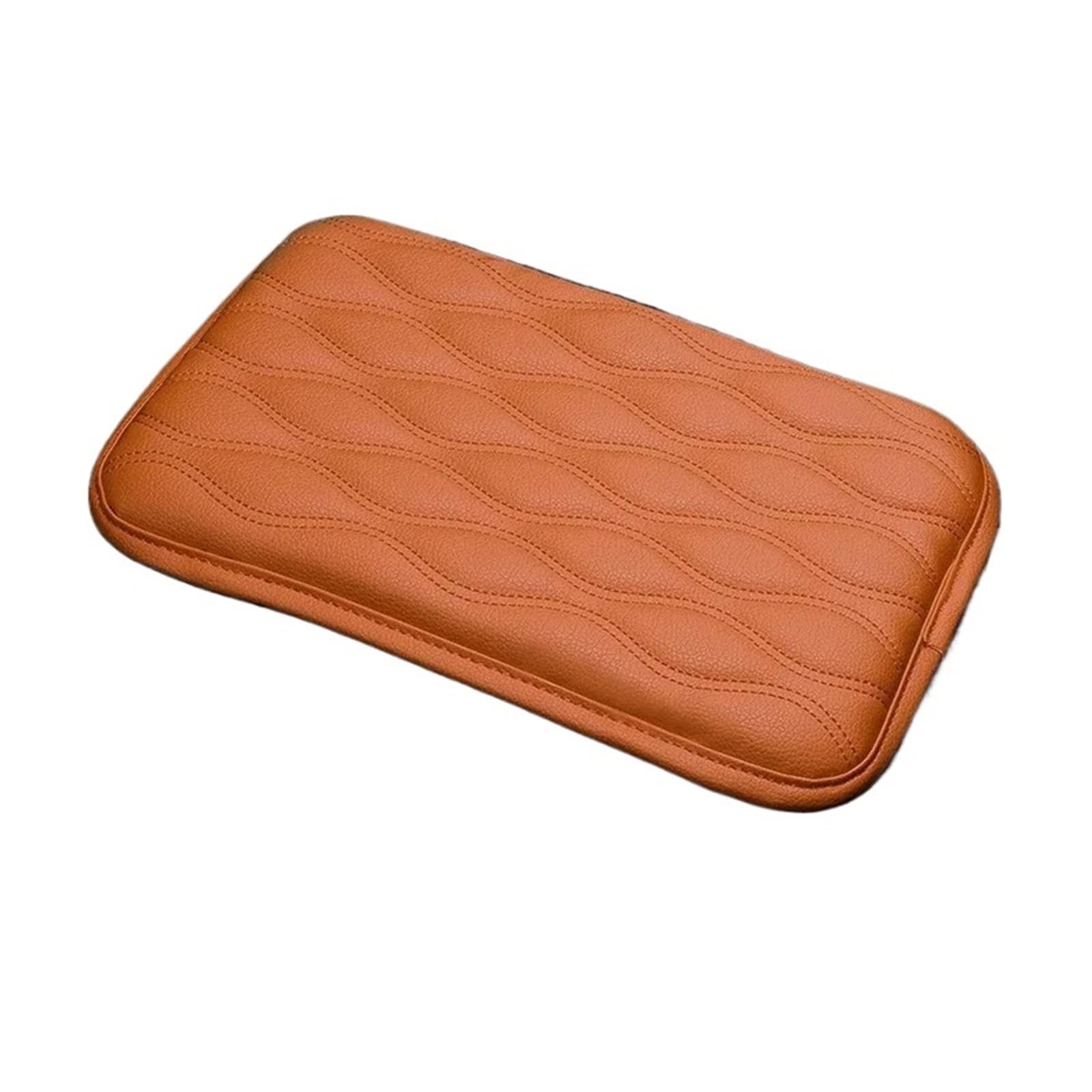 Armlehne Box Leder-Armlehnenmatte fürs Auto, universelle Innenausstattung, Auto-Armlehnen, Aufbewahrungsbox, Matten, staubdichter Kissenbezug, Armlehnenschutz MittelArmlehnen(Brown) von DGOINGPI