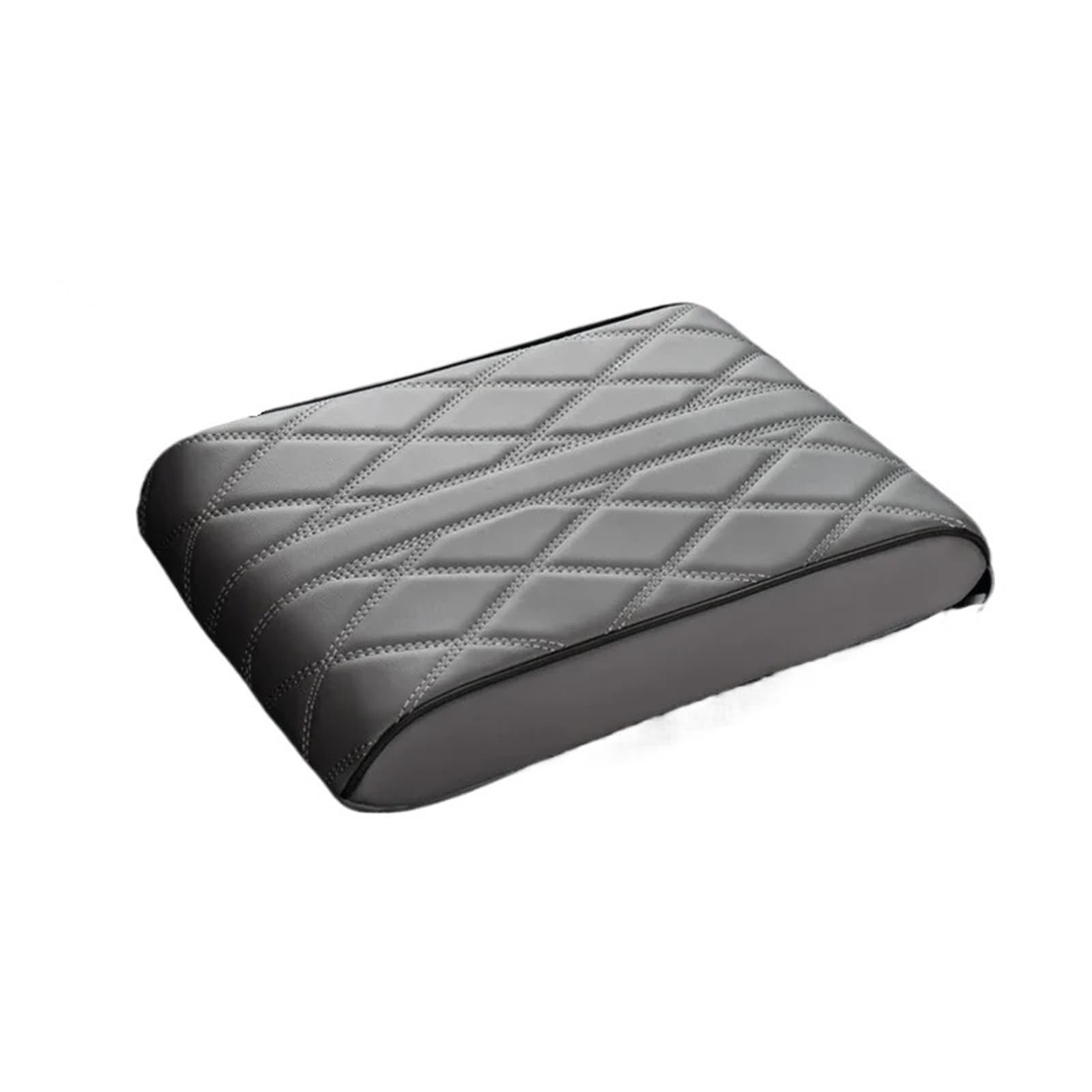 Armlehne Box PU-Leder Auto Armlehne Matte Mittelkonsole Armlehne Schutzkissen Universal Auto Armlehnen Aufbewahrungsbox Abdeckung Pad MittelArmlehnen(16CM-Grey) von DGOINGPI