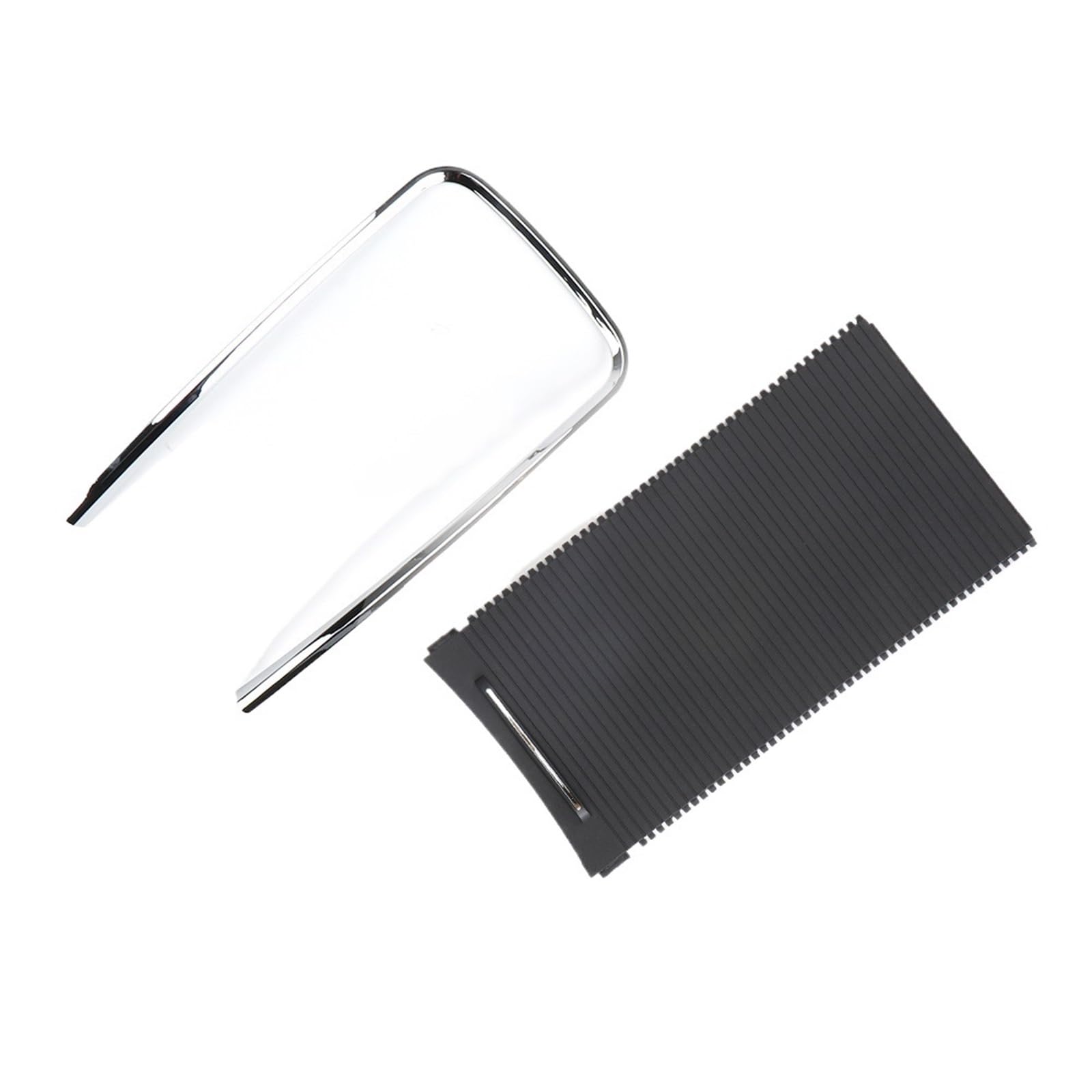 Armlehne Box Passend für Buick Lacrosse, Mittelkonsole, Getränkehalter, Rollo, Abdeckung, Armlehnenbox, Aufbewahrungsbox, Streifen, Beschichtung, Zierring MittelArmlehnen(Set Black Sliver) von DGOINGPI