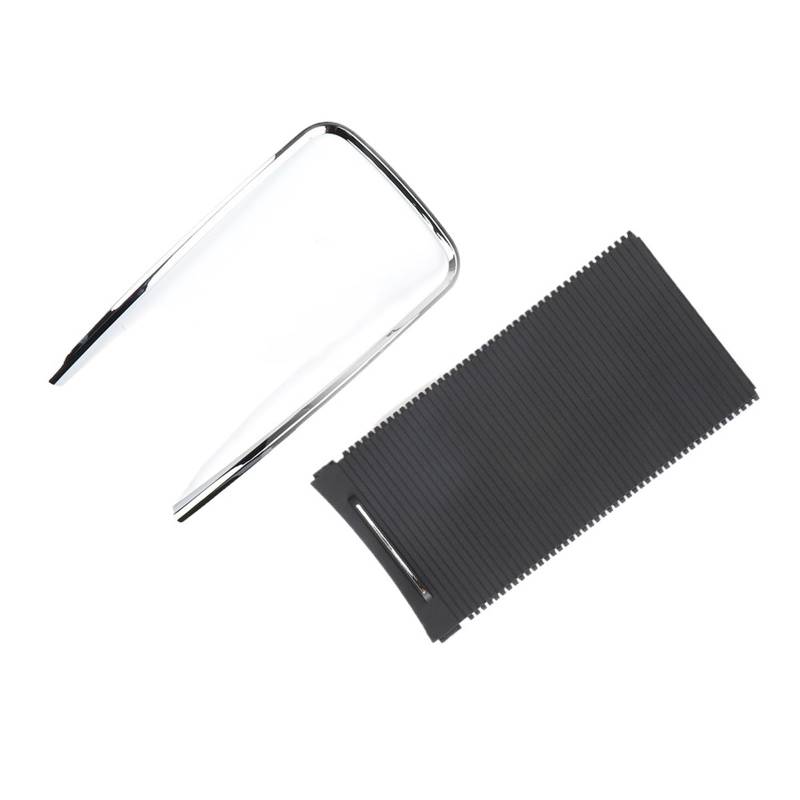 Armlehne Box Passend für Buick Lacrosse, Mittelkonsole, Getränkehalter, Rollo, Abdeckung, Armlehnenbox, Aufbewahrungsbox, Streifen, Beschichtung, Zierring MittelArmlehnen(Set Black Sliver) von DGOINGPI