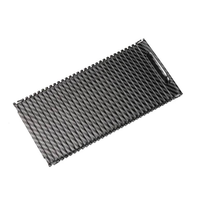 Armlehne Box Passend für Mercedes Benz Interior Center Console Cup Holder Cover Armlehne Aufbewahrungsbox Rollo Panel MittelArmlehnen(Model B Carbon Fiber) von DGOINGPI